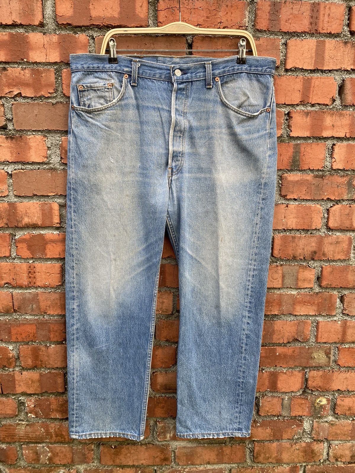 Levi's × Levi's Vintage Clothing × Vintage size 39x27.5 vintage levi's 501 made in USA Size US 39 - 1 Thumbnail