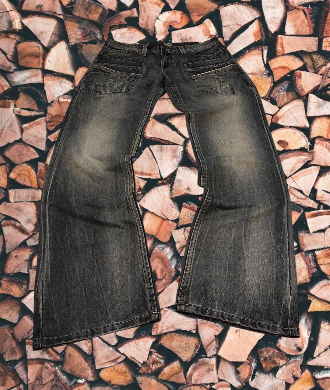 Japanese Brand × Vintage IfSixWasNine japanese Y2K Kapital style baggy jeans Size US 33 - 1 Thumbnail