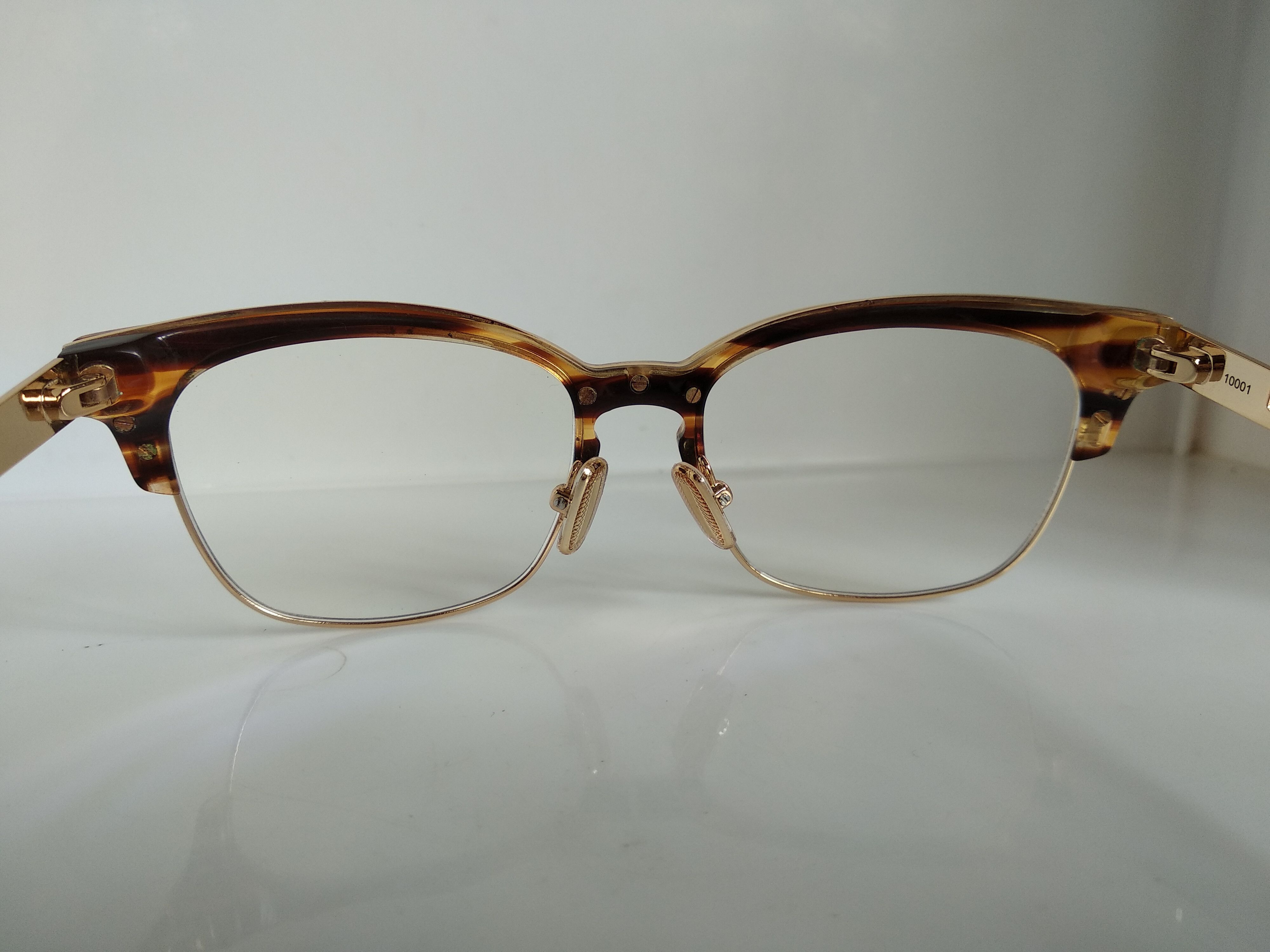 Other COCO AND BREEZY Mod Malcolm X Brown Gold Eyeglasses Frame Size ONE SIZE - 5 Thumbnail