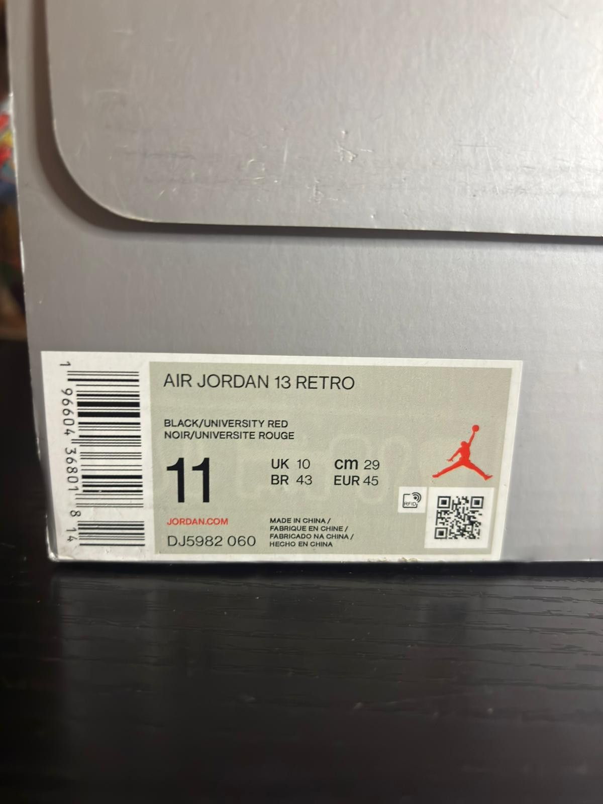 Jordan Brand Air Jordan 13 Retro ‘Black Flint’ Size US 11 / EU 44 - 9 Thumbnail