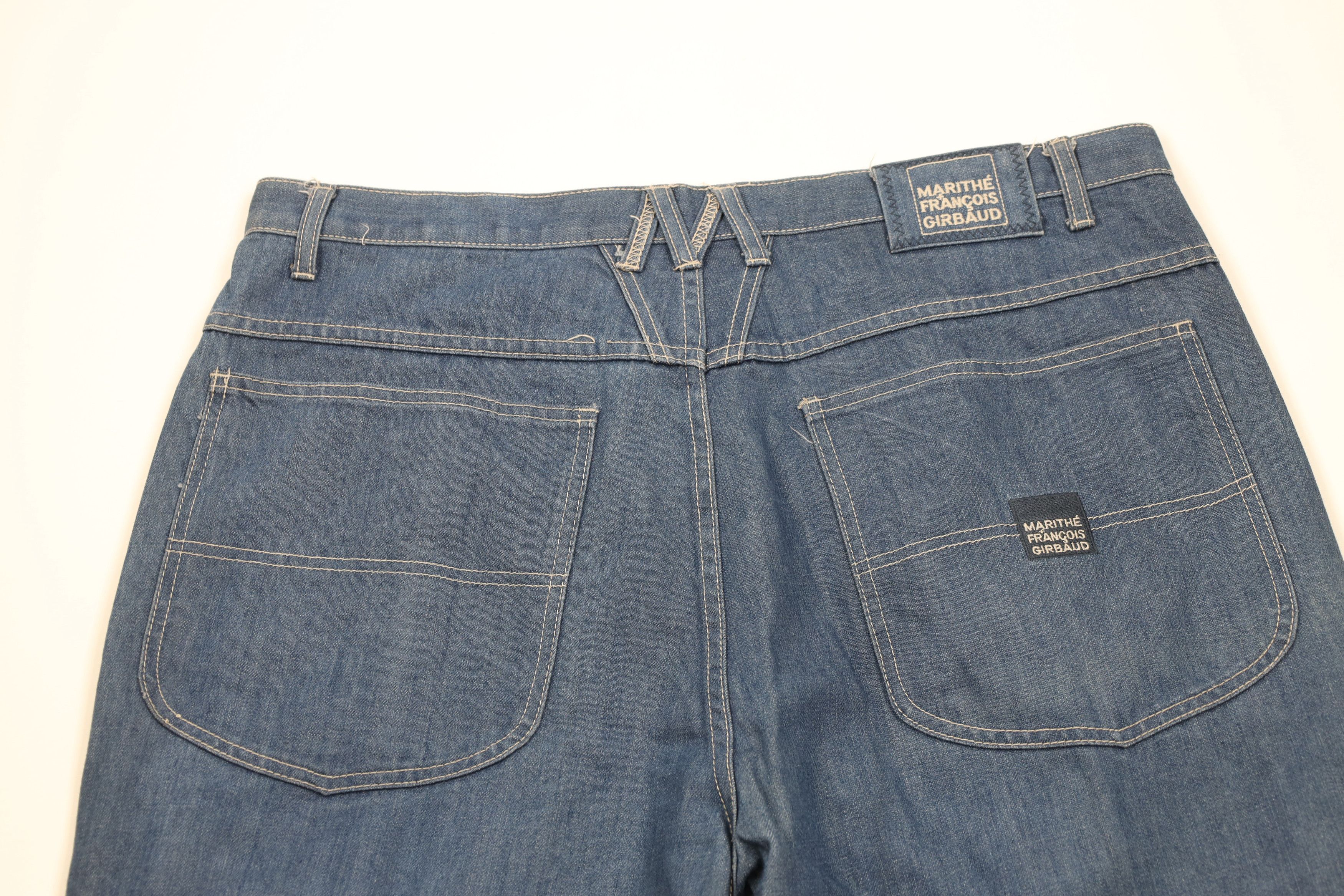 Marithe + Francois Girbaud Vintage 90s Marithe Francois Girbaud Fit Denim Jeans Blue Size US 40 / EU 56 - 10 Thumbnail