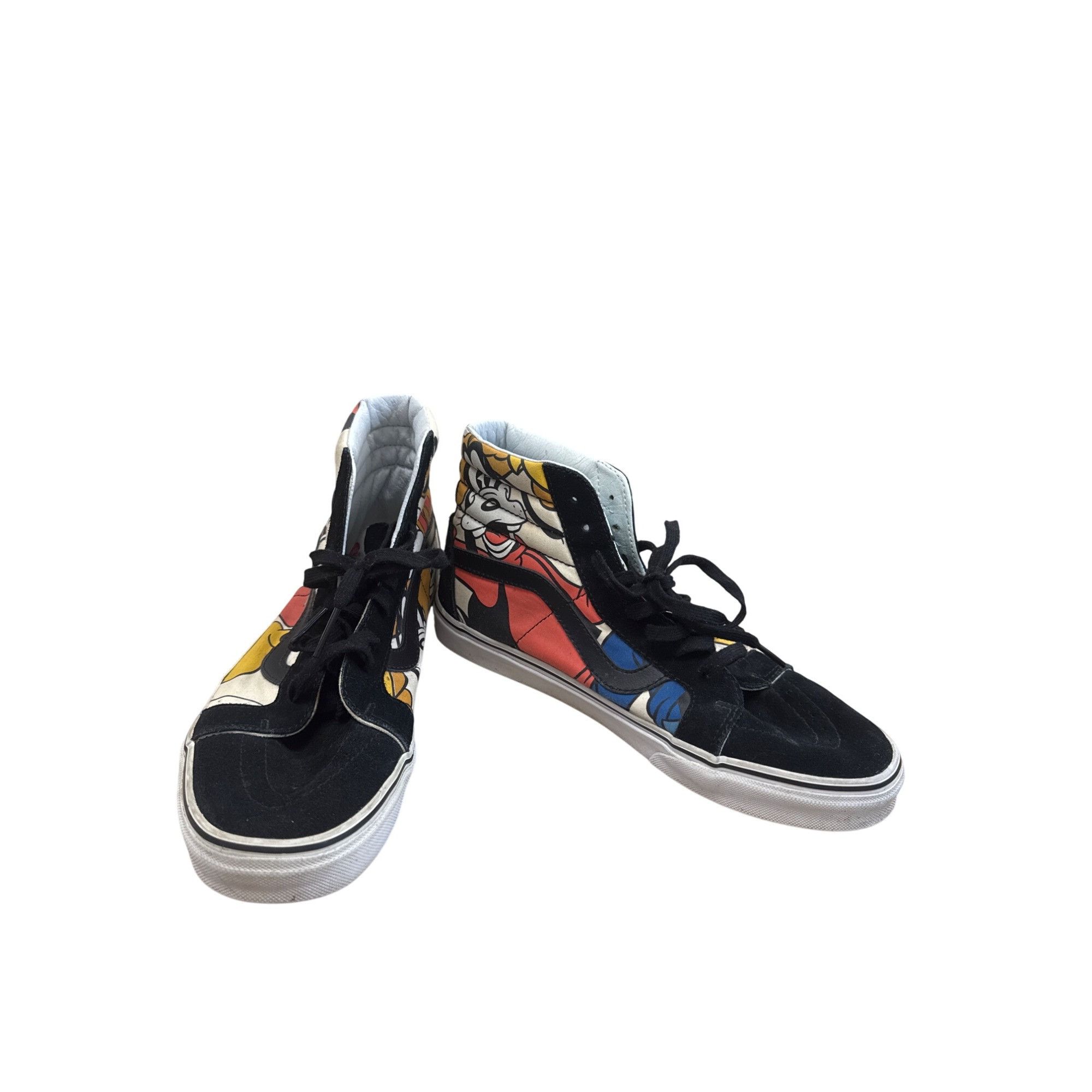 Vans Vans Disney Mens Black Leather High Top Sneakers Shoes Size Size US 10.5 / EU 43-44 - 1 Thumbnail
