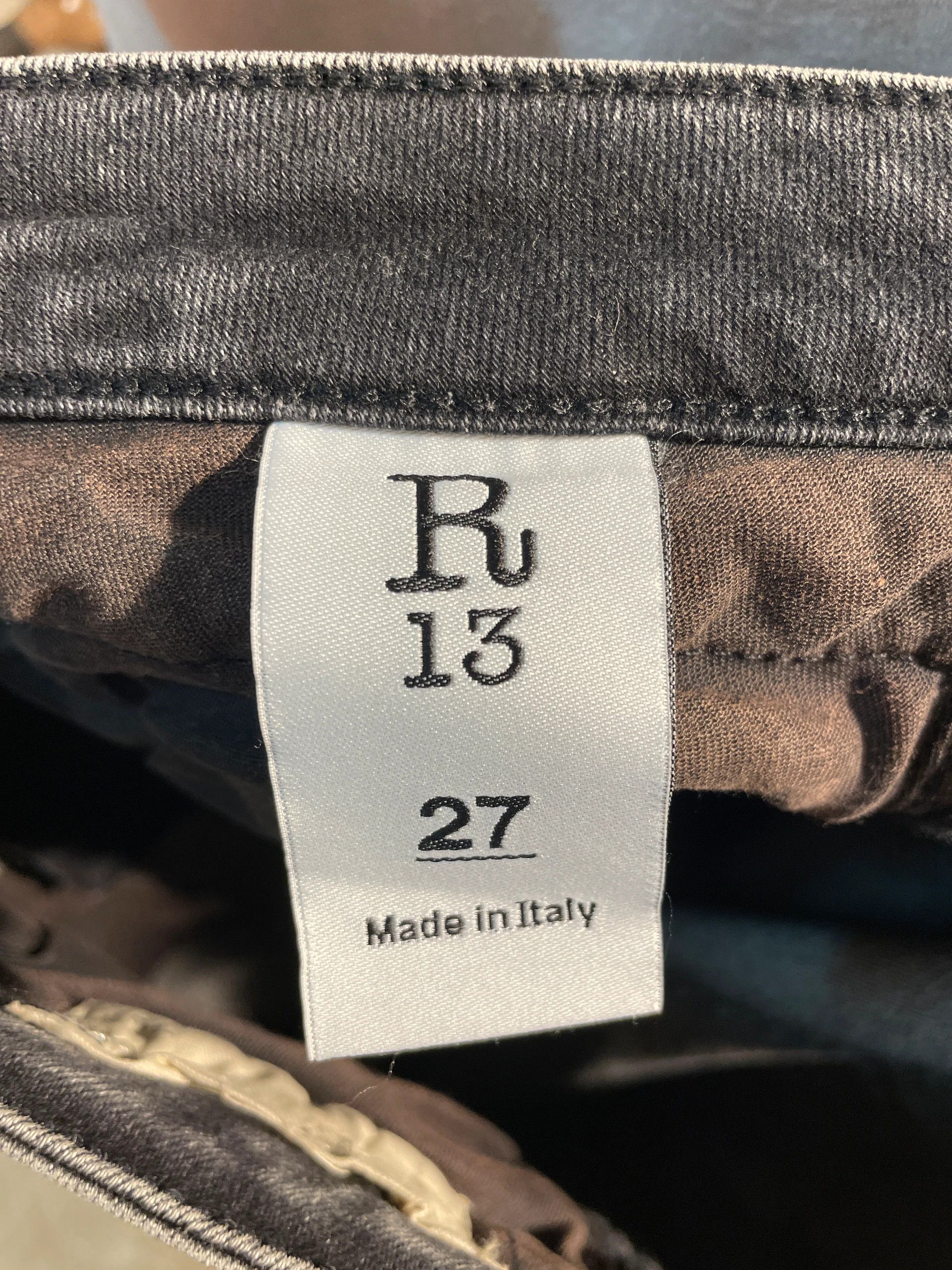 R13 R13 Boy Skinny Denim Jeans Size 27" / US 4 / IT 40 - 6 Thumbnail