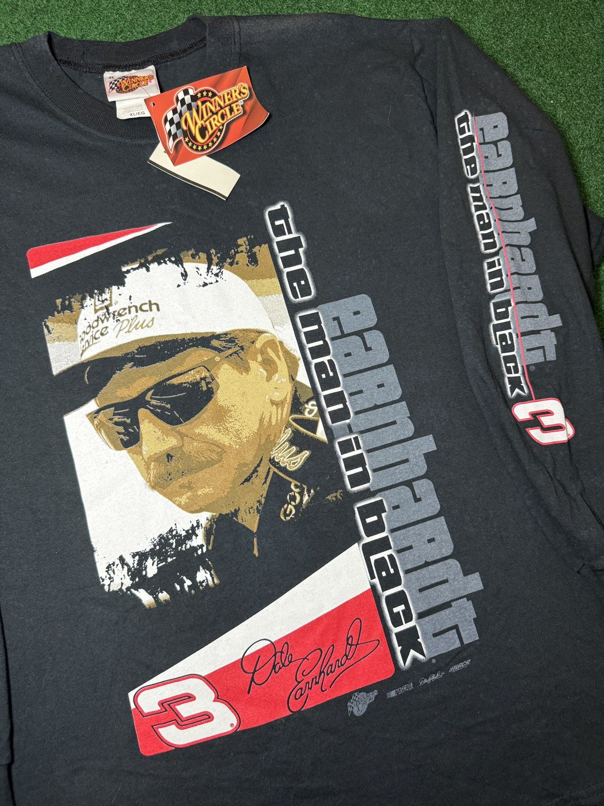 Vintage 90s Dale Earnhardt NWT Nascar Long Sleeve T Shirt