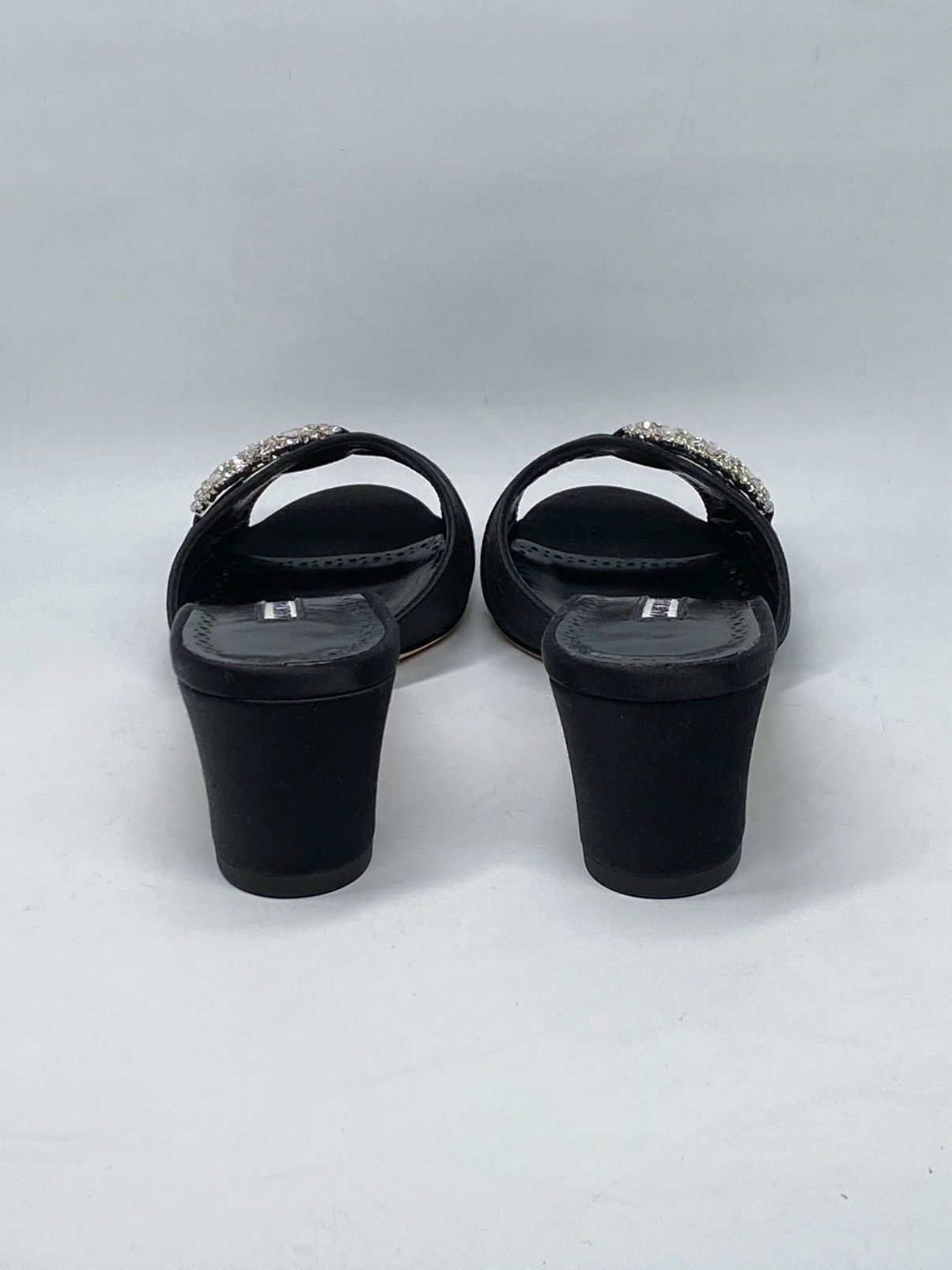 Manolo Blahnik Manolo Blahnik Prinap Satin Crystal Buckle Mules size 36 Size US 6 / IT 36 - 10 Thumbnail