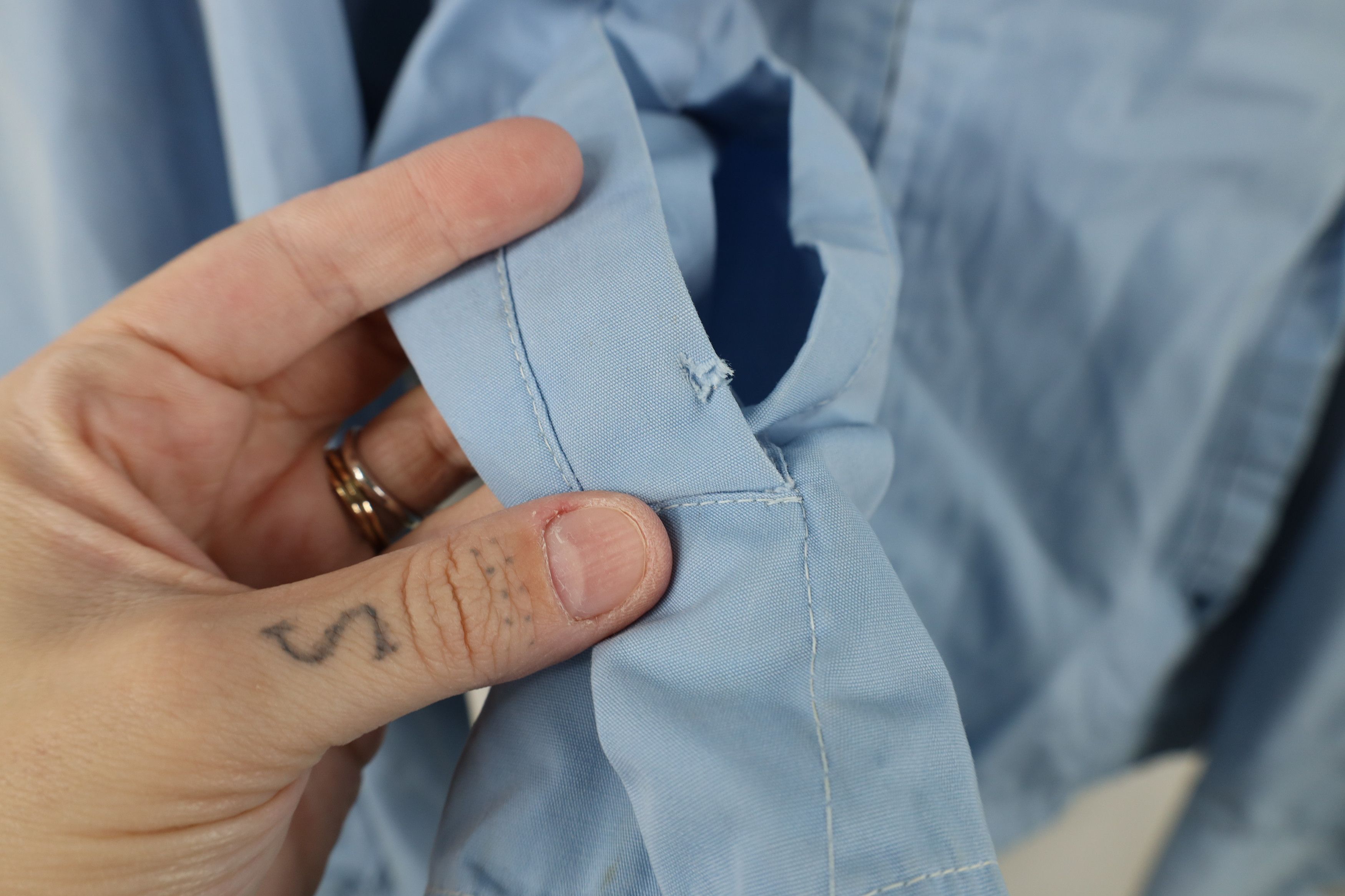 Vintage Vintage 70s Streetwear Racer Bomber Jacket Carolina Blue Size US XL / EU 56 / 4 - 6 Thumbnail