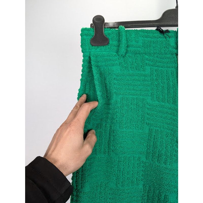 Bottega Veneta o1rshd1 MW Jacquard Towelling Knit Shorts in Parakeet Size US 32 / EU 48 - 3 Thumbnail