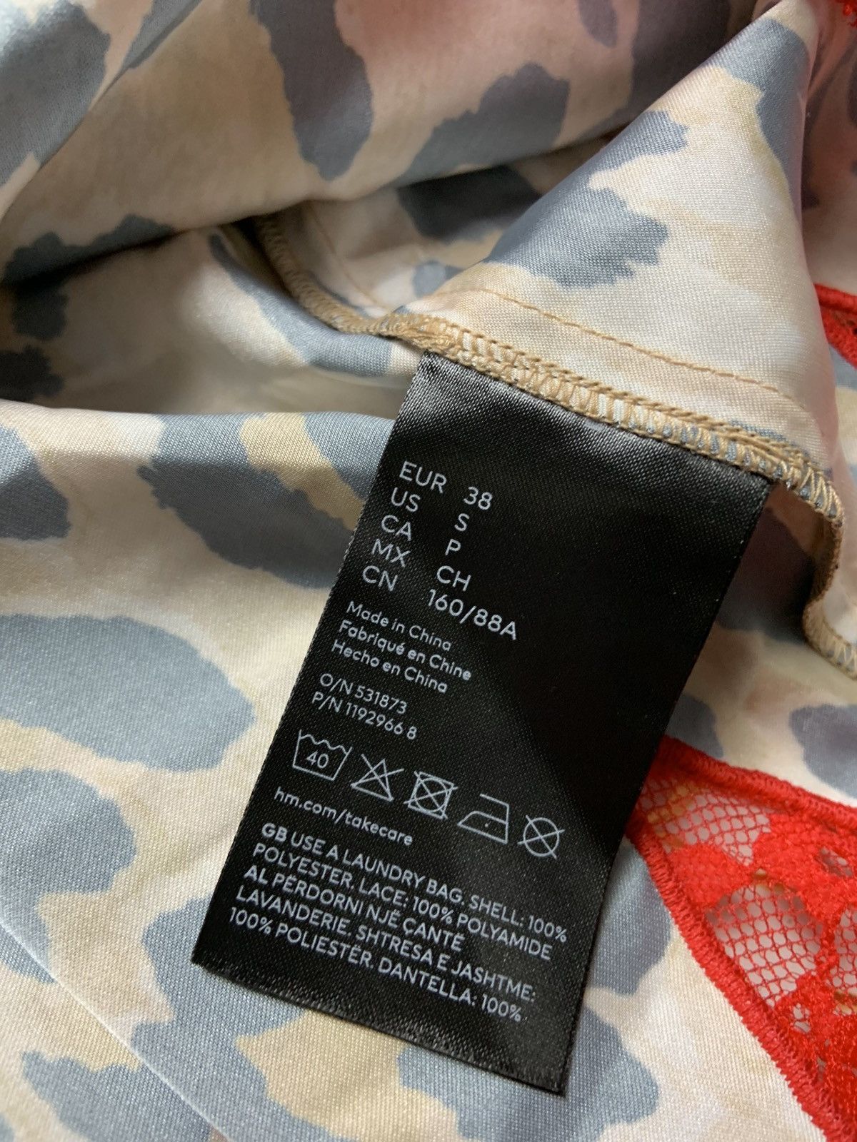H&M × Paco Rabanne New RABANNE x HM Tan Animal Print Dress Small EU 38 Size S / US 4 / IT 40 - 11 Thumbnail