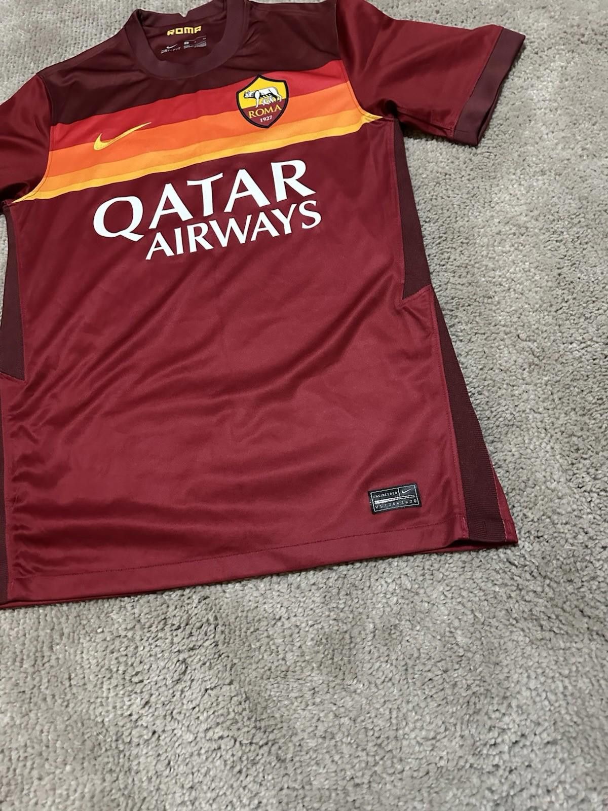 Nike el shaarawy #92 Nike AS Roma 2020/21 Football Shirt Jersey Size US S / EU 44-46 / 1 - 2 Thumbnail