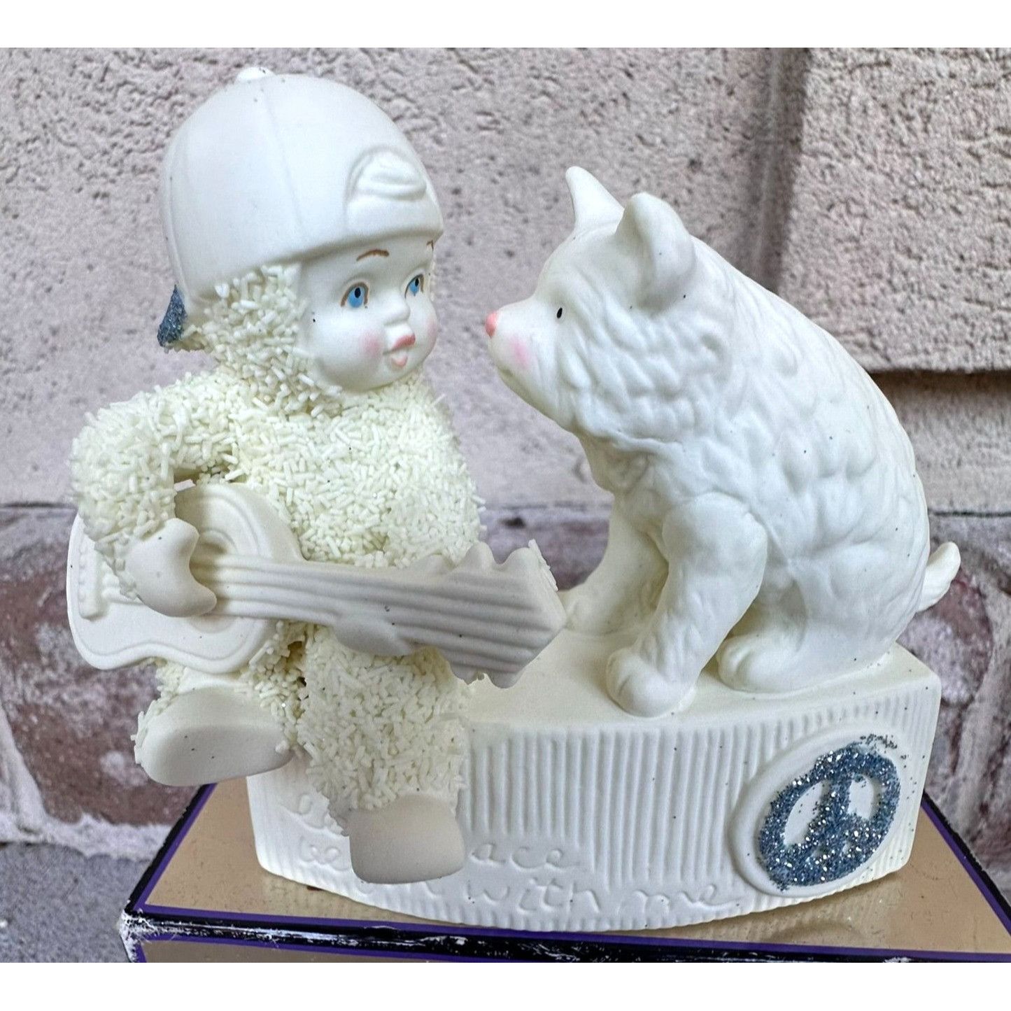 Other Department 56 Let Peace Begin With Me Snowbabies Pig 2018 Re Size ONE SIZE - 1 Thumbnail