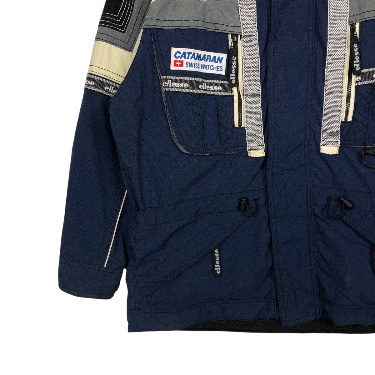 Japanese Brand × Vintage 🔥VINTAGE SKI JACKET MULTI POCKET CARGO ELLESSE ISSEY MIYAKE Size US L / EU 52-54 / 3 - 6 Thumbnail