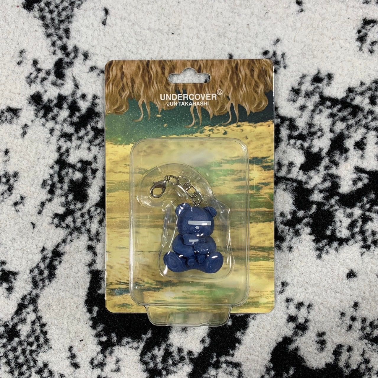 image of Jun Takahashi x Medicom Toy Undercover X Medicom Toy Bear Keychain ‘ Blue, Men's