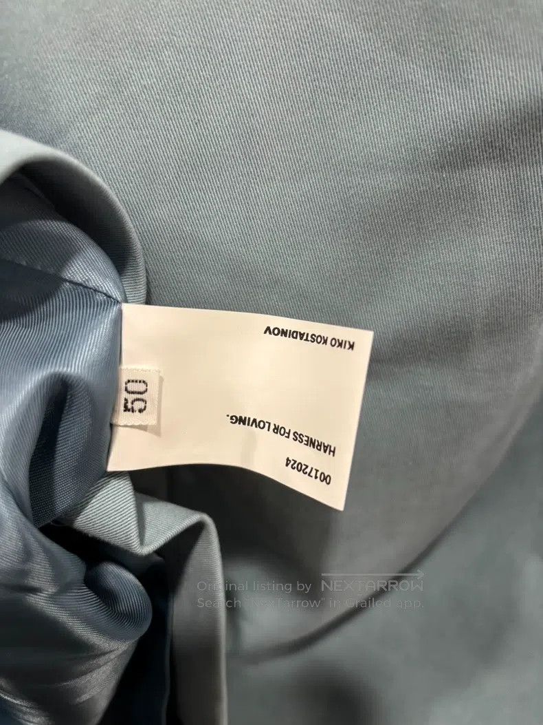 Kiko Kostadinov Kiko Kostadinov Sky blue jacket, Tencel fabric Size US M / EU 48-50 / 2 - 3 Thumbnail
