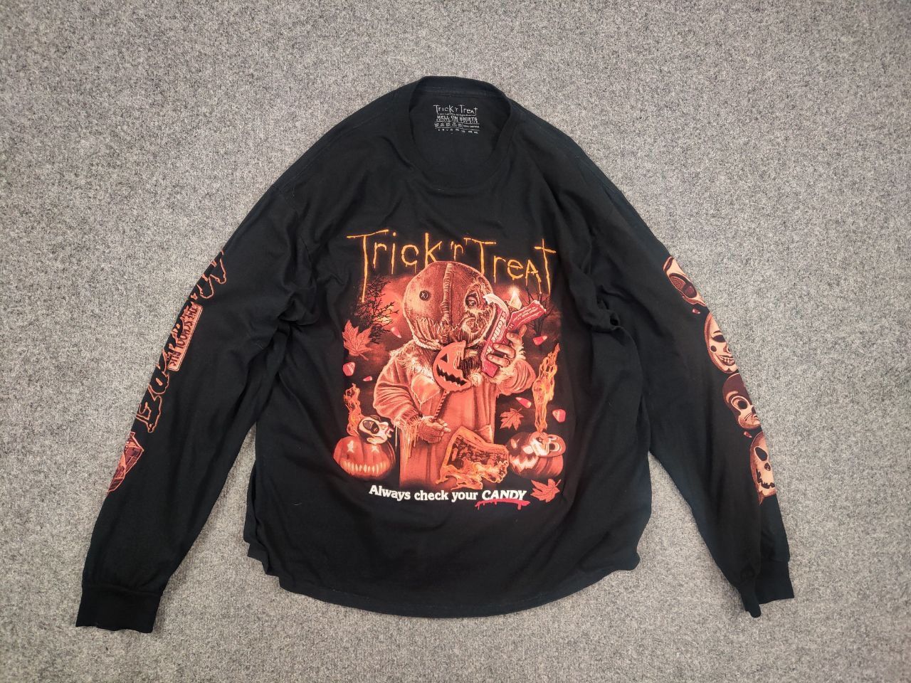 Vintage Trick R Treat Hell on Shirt Logo Long sleeve Vintage Style Size US XL / EU 56 / 4 - 8 Thumbnail