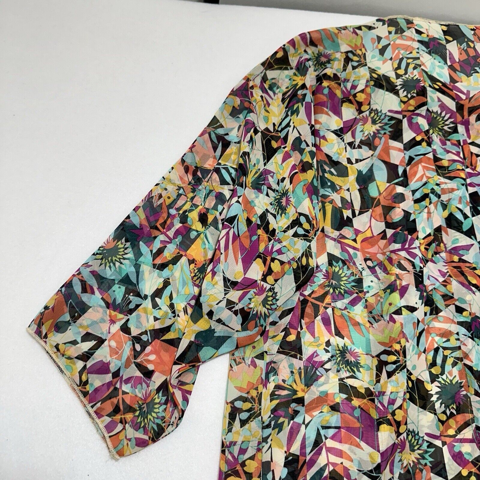 Other LuLaRoe Shirley Small Kimono Cardigan Open Front Sheer Size S / US 4 / IT 40 - 13 Thumbnail
