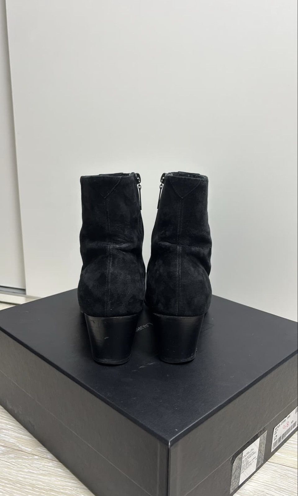 Saint Laurent Paris 22FW Vassili Suede Ankle Boots Size US 9.5 / EU 42-43 - 3 Thumbnail