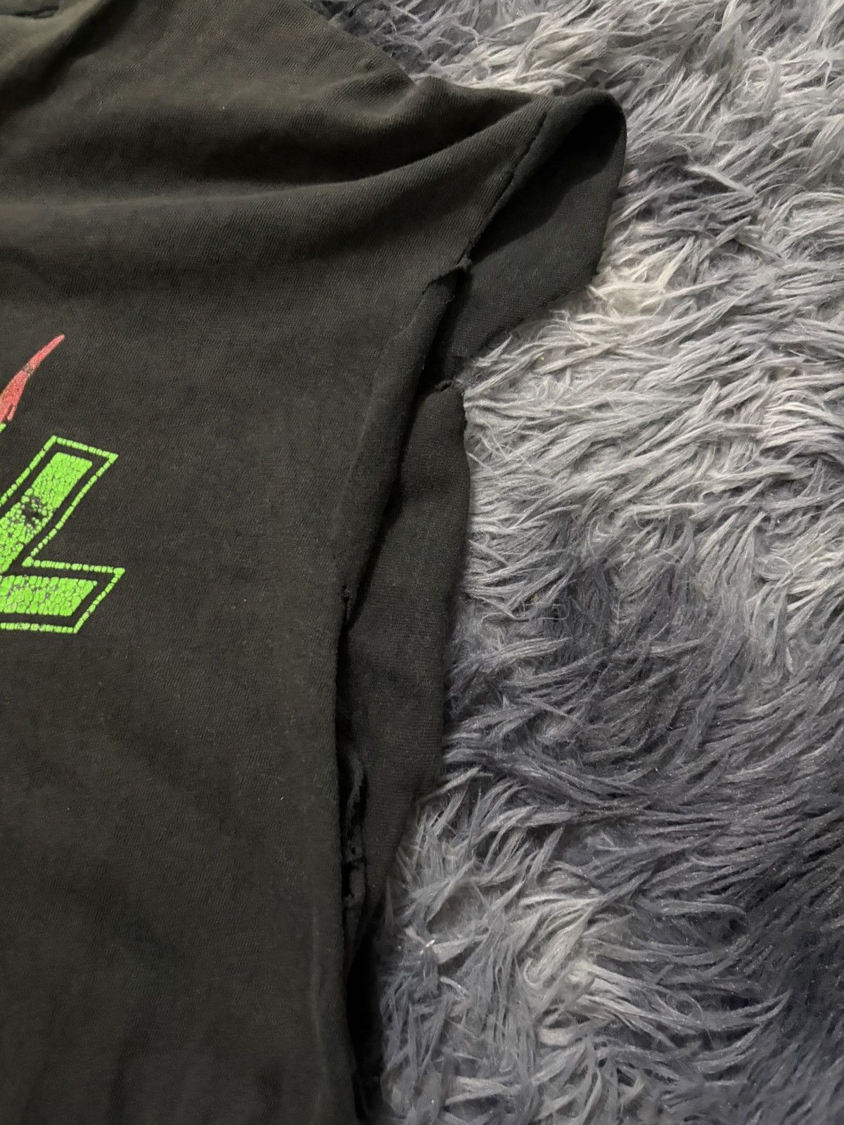 Vintage 🔥HOT🔥VINTAGE DISTRESSED 90's OVERKILL TOUR TEE Size US M / EU 48-50 / 2 - 10 Thumbnail