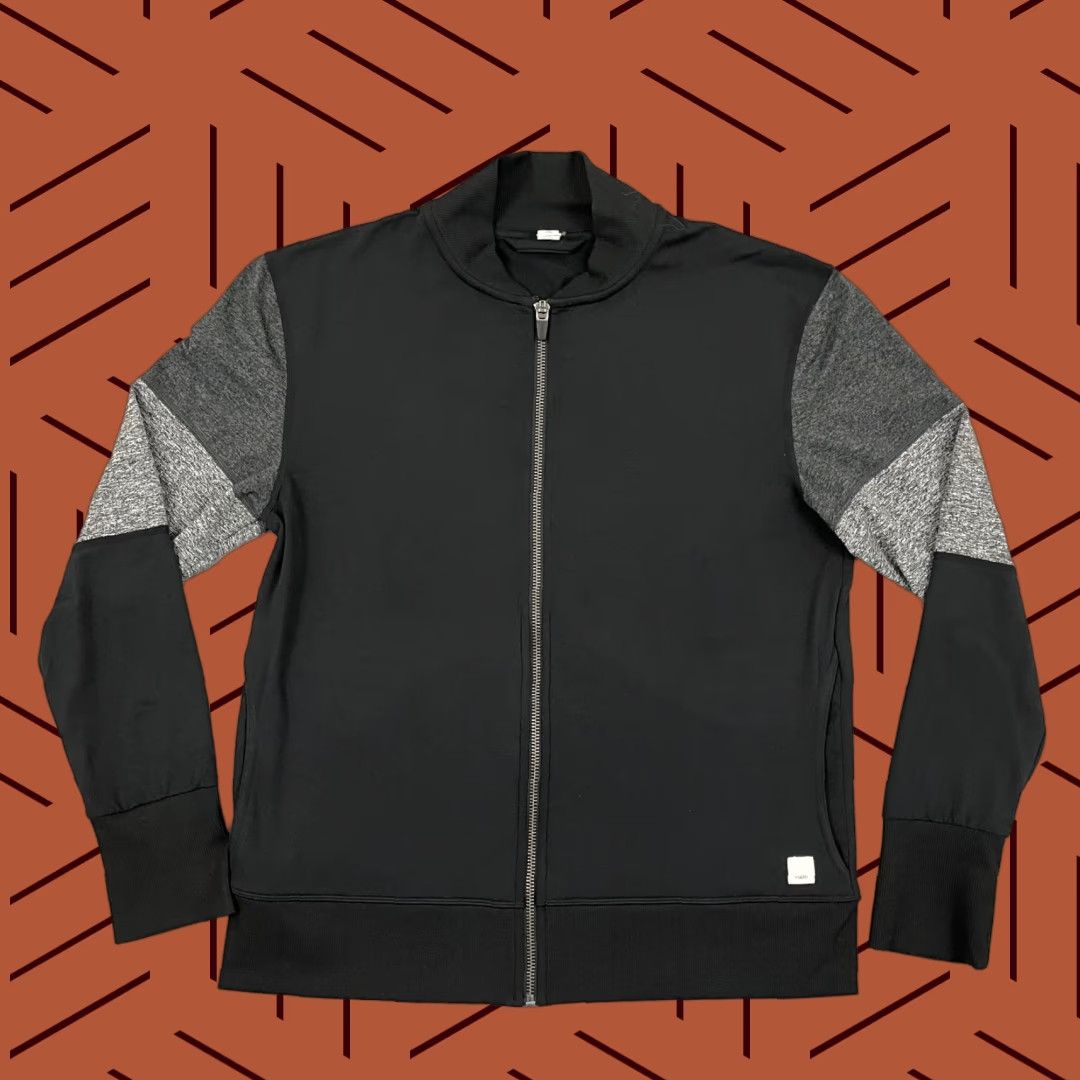 Vuori Vuori Halo Bomber Track Jacket Women Small Black Gray Active Performance Size S / US 4 / IT 40 - 1 Thumbnail