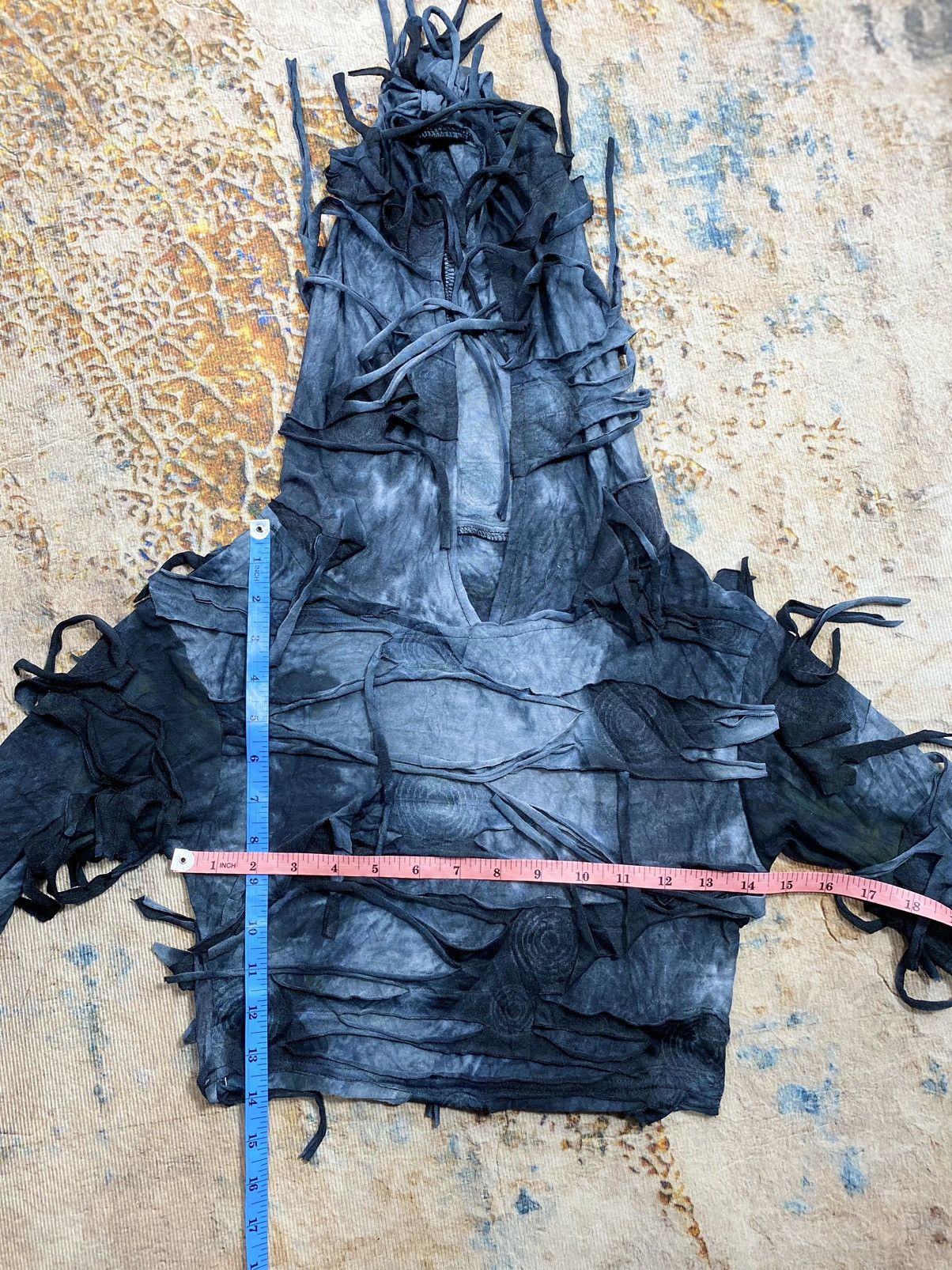 Japanese Brand “RARE” SHEIN CROPPED GOTHIC PUNK DISTRESSED STYLE Size US XS / EU 42 / 0 - 10 Thumbnail