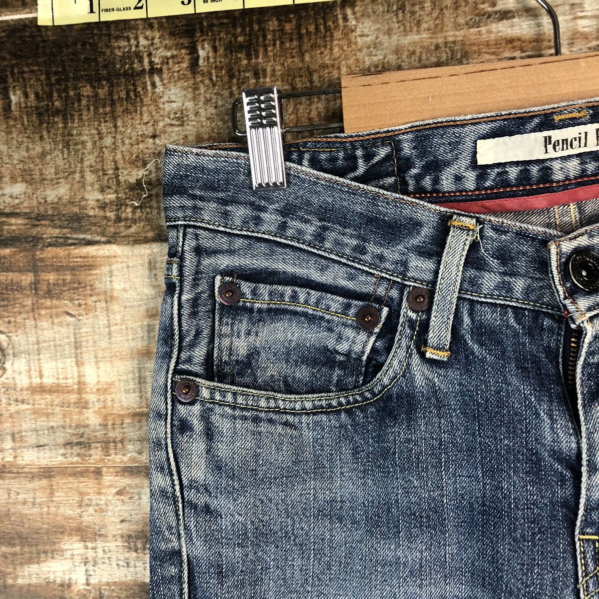 Levi's Levis Blue Distressed Denim Pants #A2076 Size US 29 - 7 Thumbnail