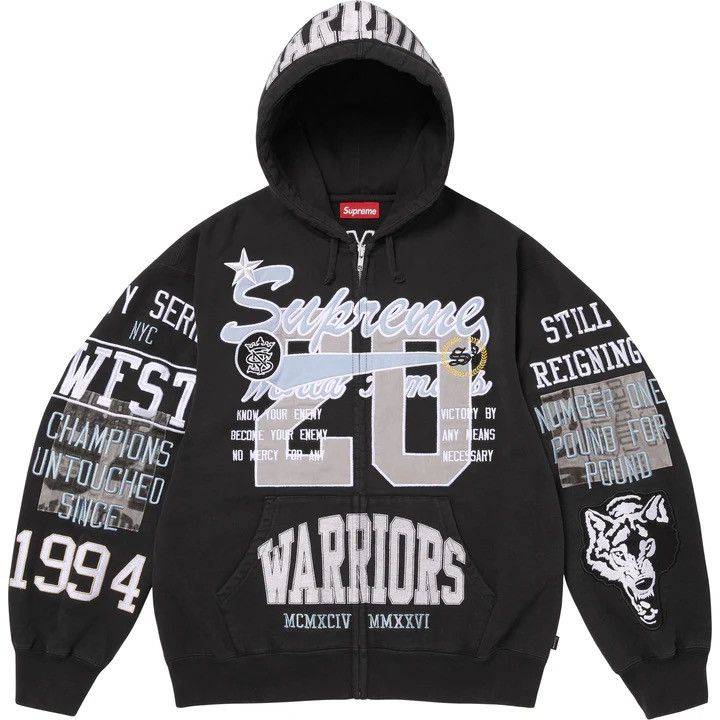 Supreme Collegiate Appliqué Zip Up Hooded Sweatshirt | Grailed