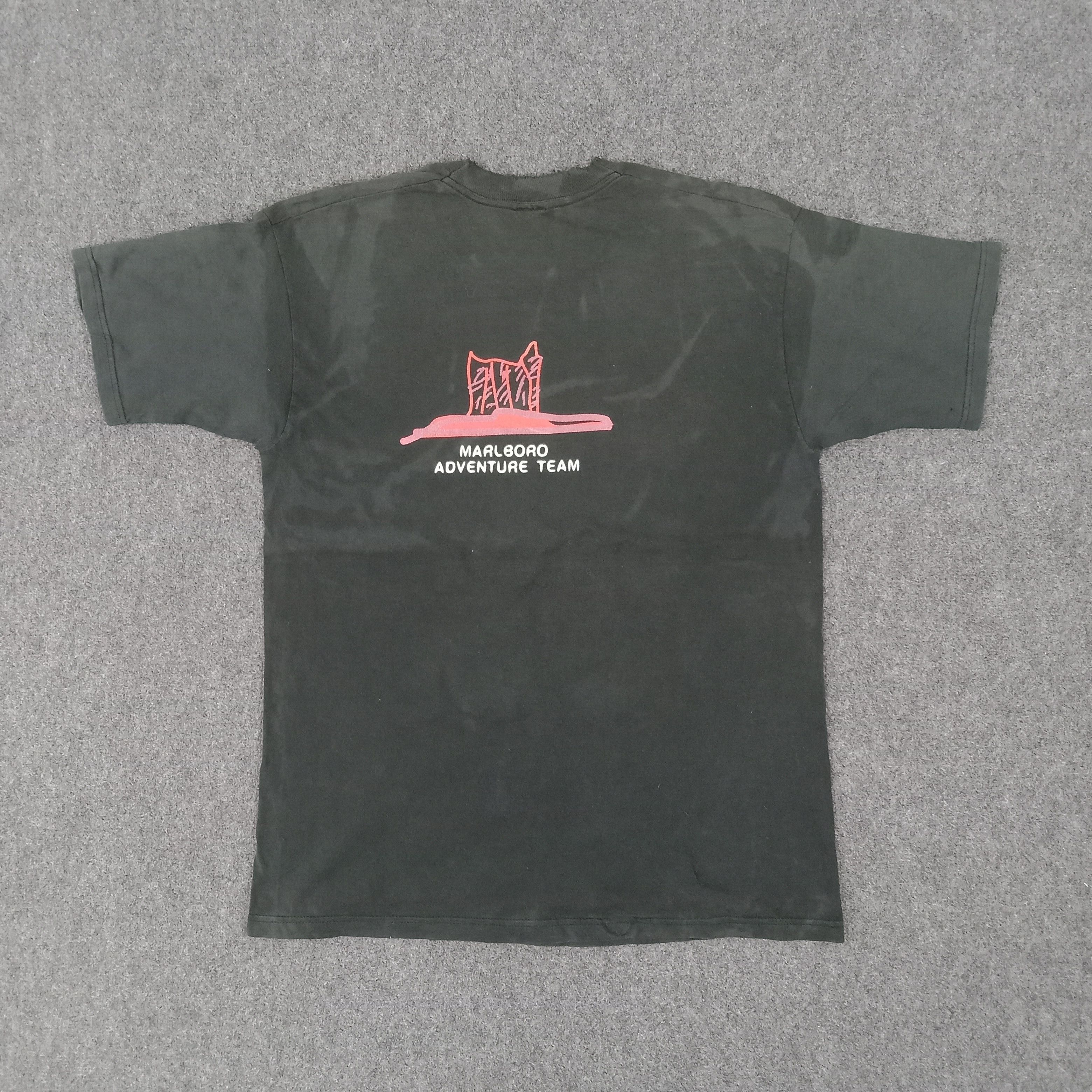 Marlboro × Vintage Marlboro Adventure Team Promo Distressed Tshirt Size US L / EU 52-54 / 3 - 6 Thumbnail
