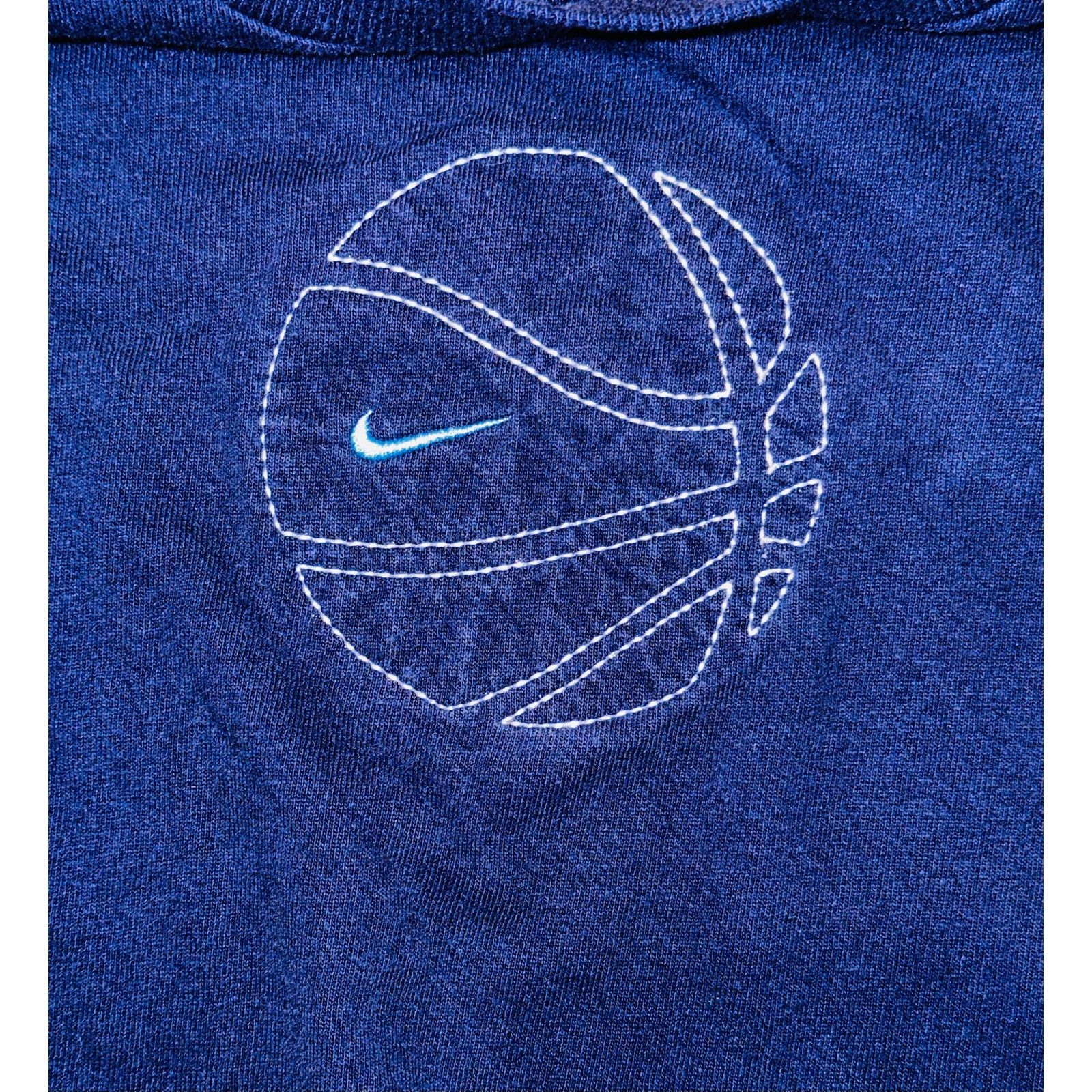 Nike •Nike Navy Basketball Embroidered Tee 🏀👕 Size XL Size US XL / EU 56 / 4 - 4 Thumbnail