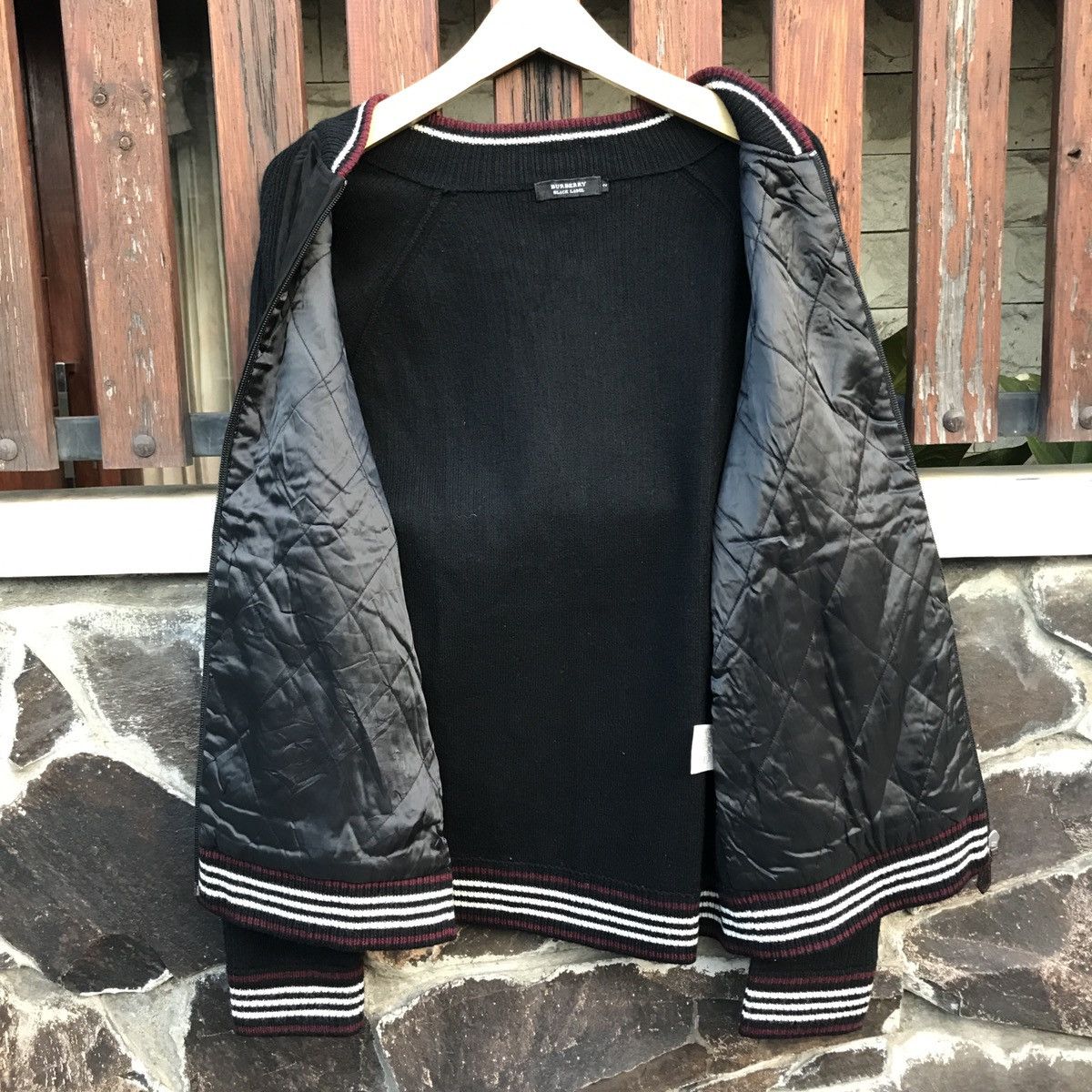 Burberry BURBERRY BLACK LABEL VARSITY JACKET Size US L / EU 52-54 / 3 - 3 Thumbnail