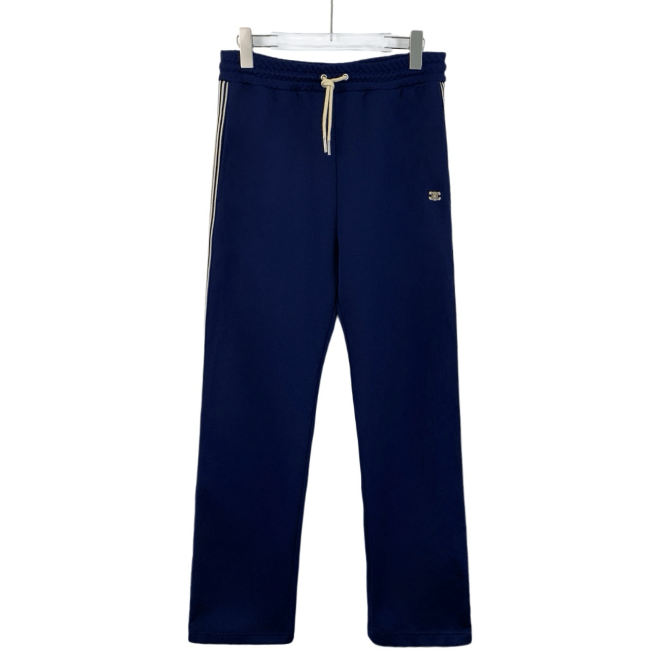 Celine Celine Drawstring Pants – TStriped Navy (Size L) Size 26" / US 2 / IT 38 - 1 Thumbnail