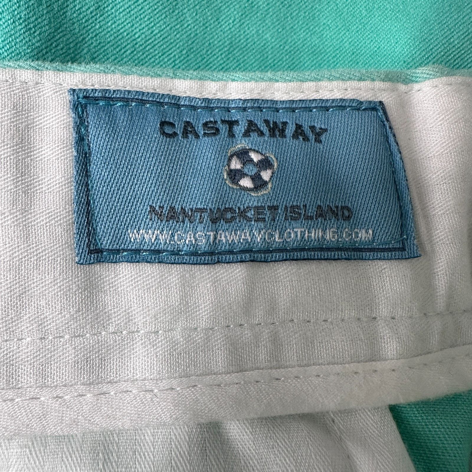 Castaway Clothing Castaway Cisco Short Men’s 34 Aqua Blue Lobster Cotton Size US 34 / EU 50 - 4 Thumbnail