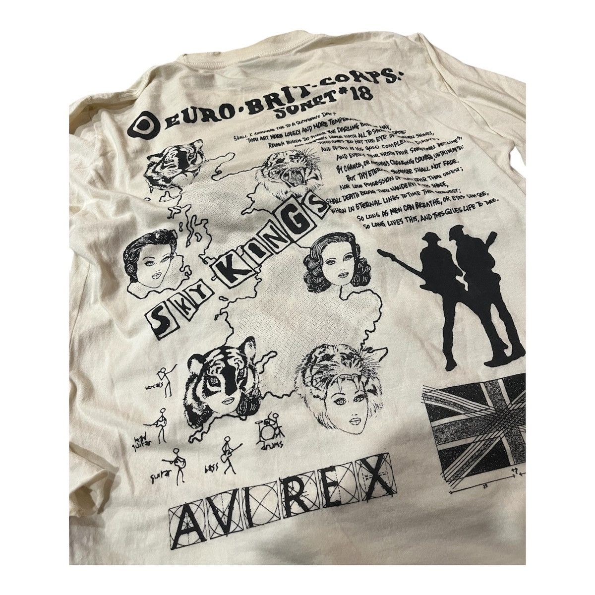 Avirex × Band Tees × Vintage Vintage avirex Size US M / EU 48-50 / 2 - 4 Thumbnail