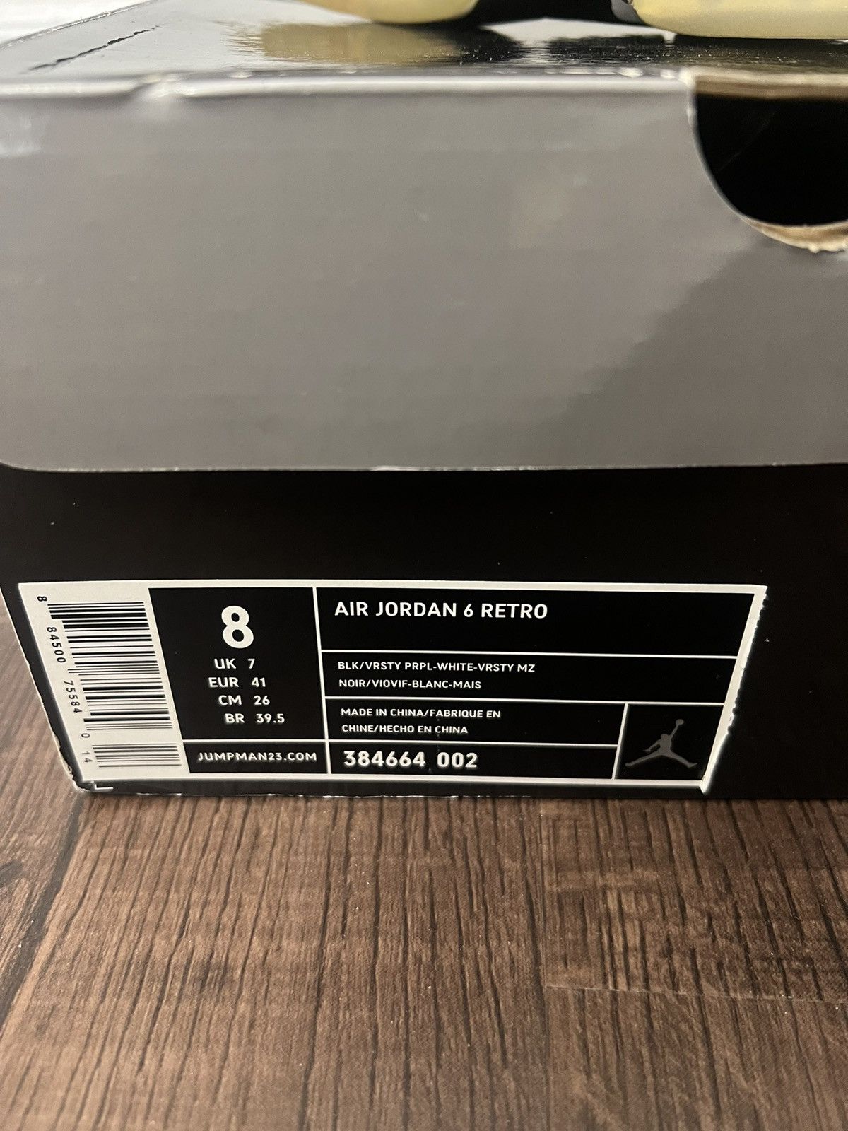 Jordan Brand 2010 jordan 6 lakers Size US 8 / EU 41 - 5 Thumbnail