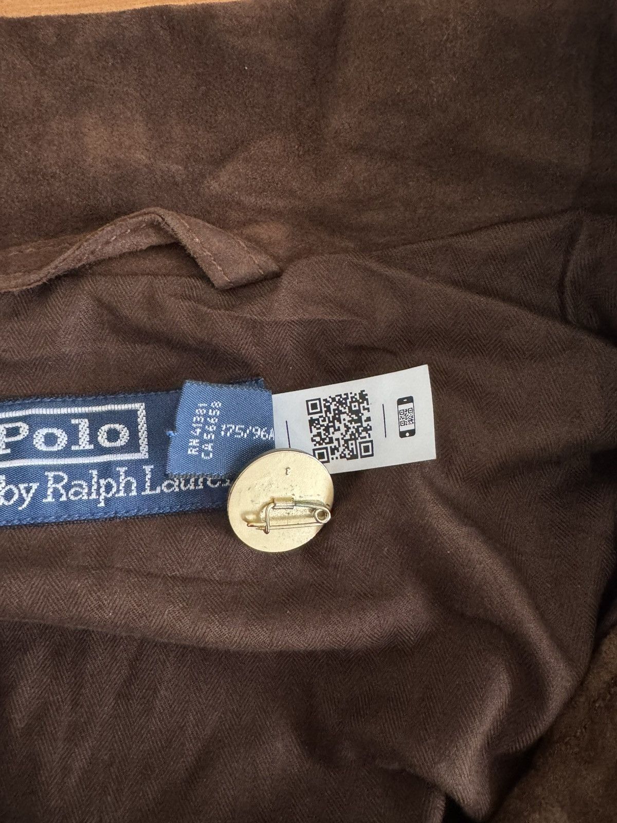 Polo Ralph Lauren Polo Ralph Lauren Goat Suede Trucker Jacket Tobacco Brown Size US M / EU 48-50 / 2 - 9 Thumbnail