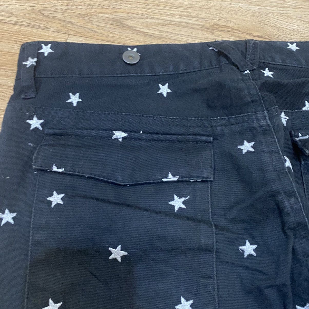 PPFM 2000s Ppfm Star Embordired Short Pants Size US 33 - 11 Thumbnail