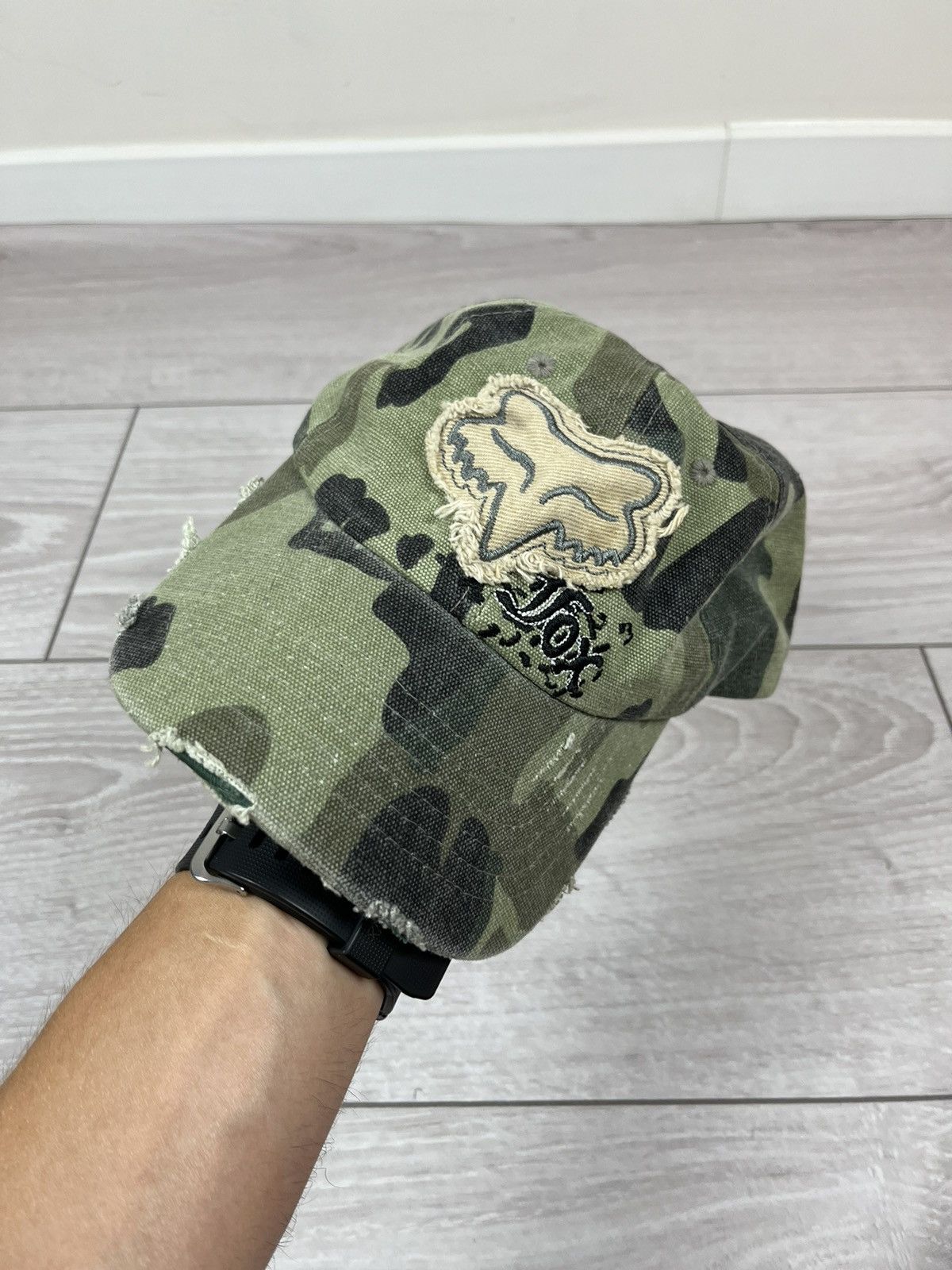 Fox Racing Fox Racing Distressed Camo Cap Hat Size ONE SIZE - 6 Thumbnail