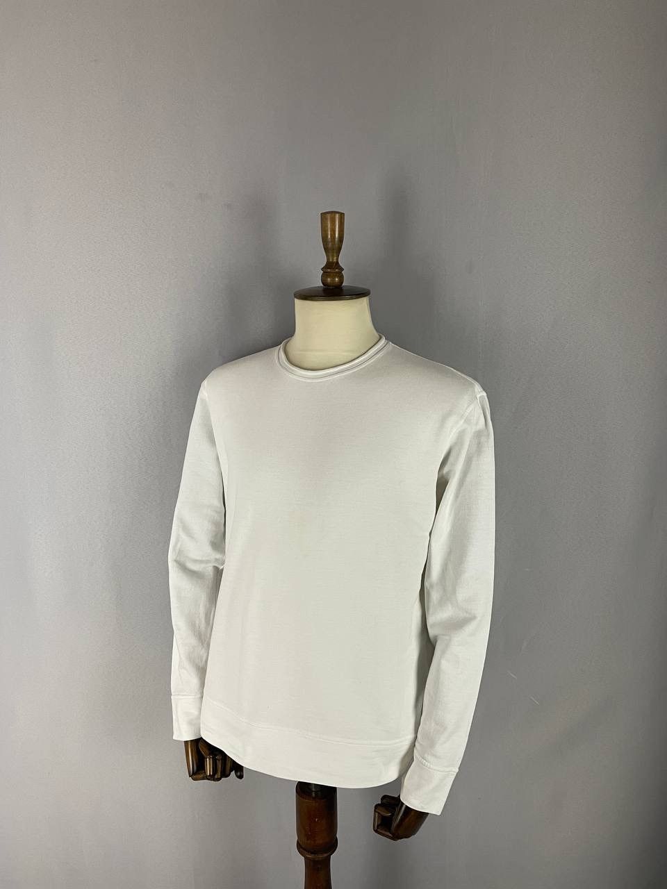 Stone Island Stone Island Crewneck White Sweatshirt Size US L / EU 52-54 / 3 - 2 Thumbnail