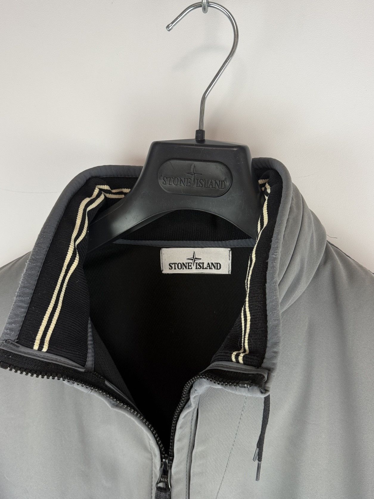 Stone Island Grey Stone Island Light Soft Shell-R Jacket Size US L / EU 52-54 / 3 - 5 Thumbnail