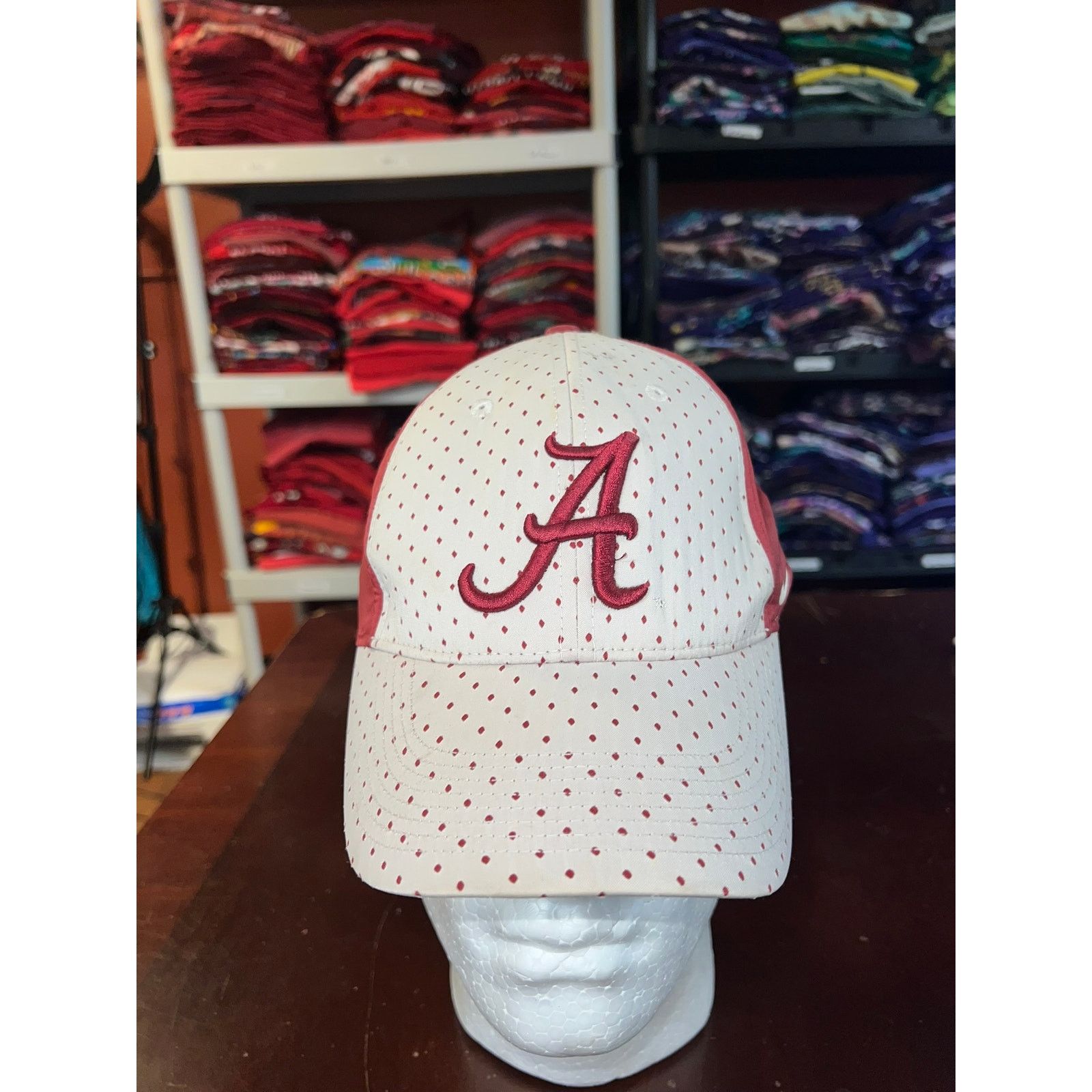 Nike Nike Alabama Crimson Tide Hat White Red College University Size ONE SIZE - 1 Thumbnail