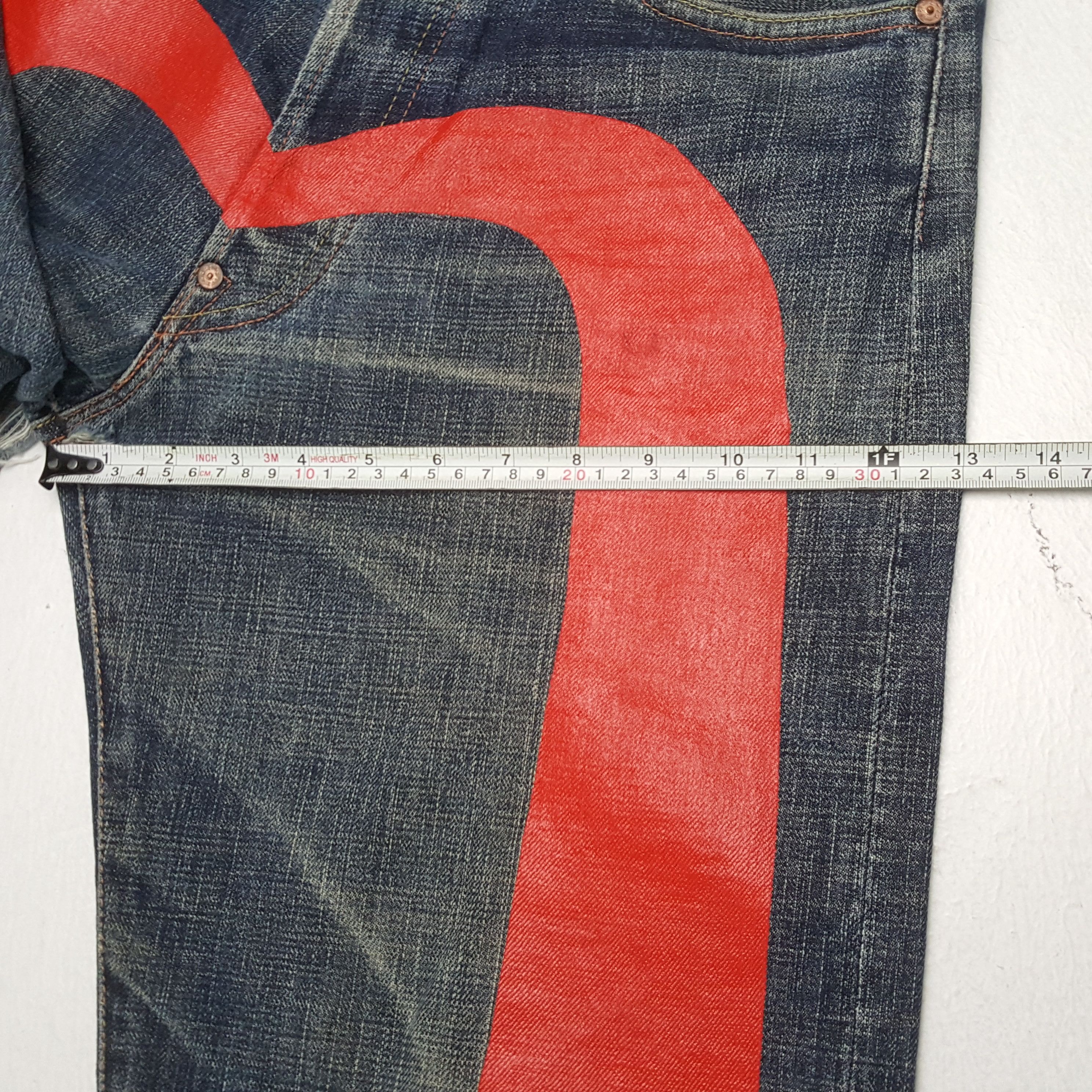 Evisu × Japanese Brand × Vintage Vintage EVISU Japanese Brand Daicock Custom Style Jeans Size US 30 / EU 46 - 9 Thumbnail