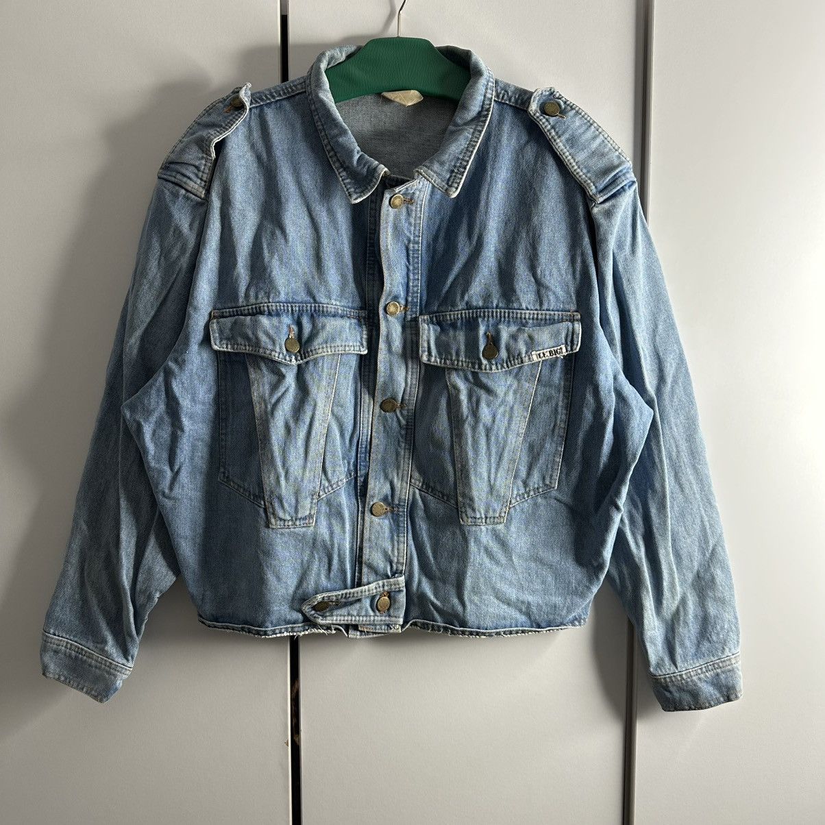 Denime 80s Made in Italy Vintage Denim Jacket Size US XL / EU 56 / 4 - 1 Thumbnail