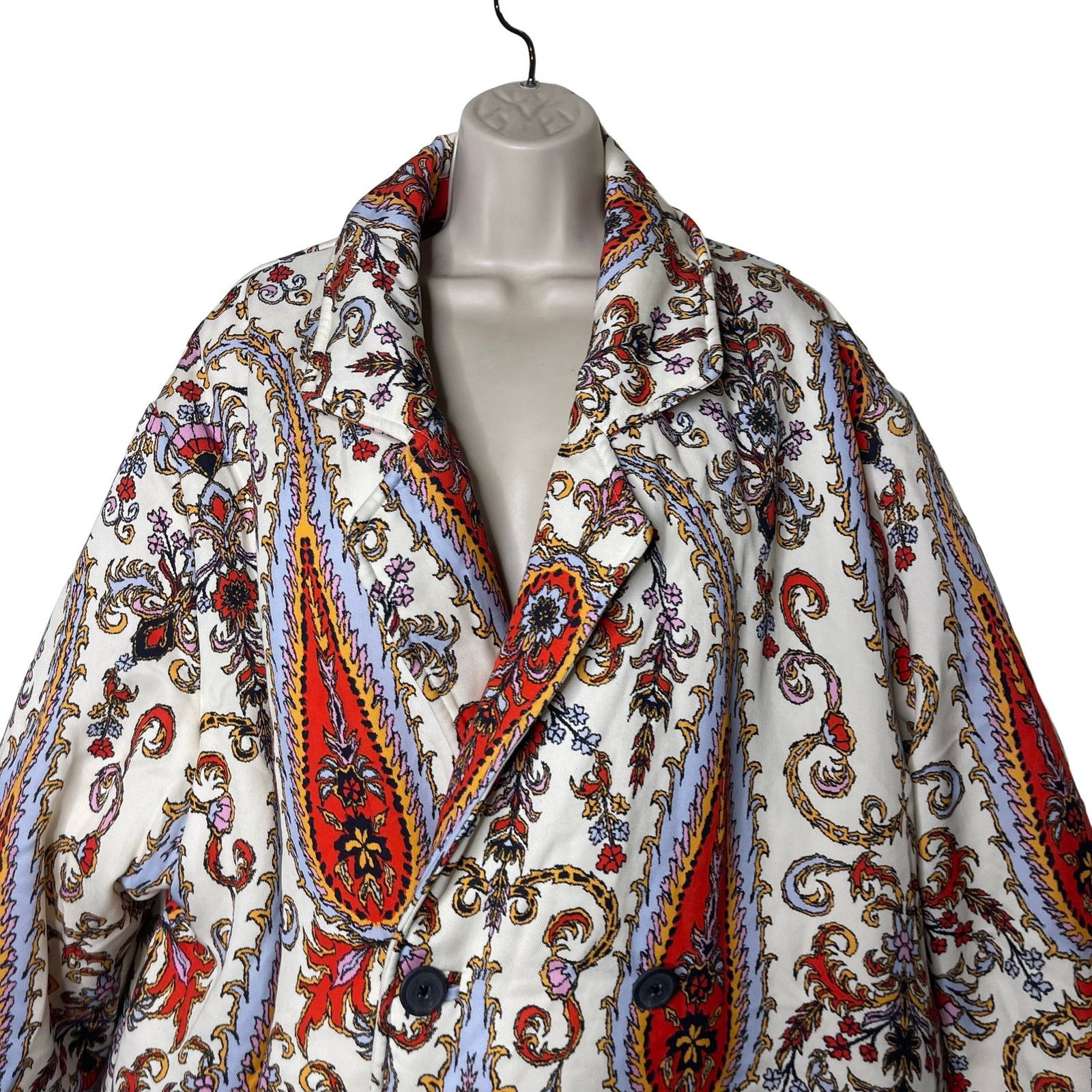 Mara Hoffman NWOT MARA HOFFMAN Levine Paisley Quilted Coat sz 3X Size 3XL / US 20-22 - 11 Thumbnail