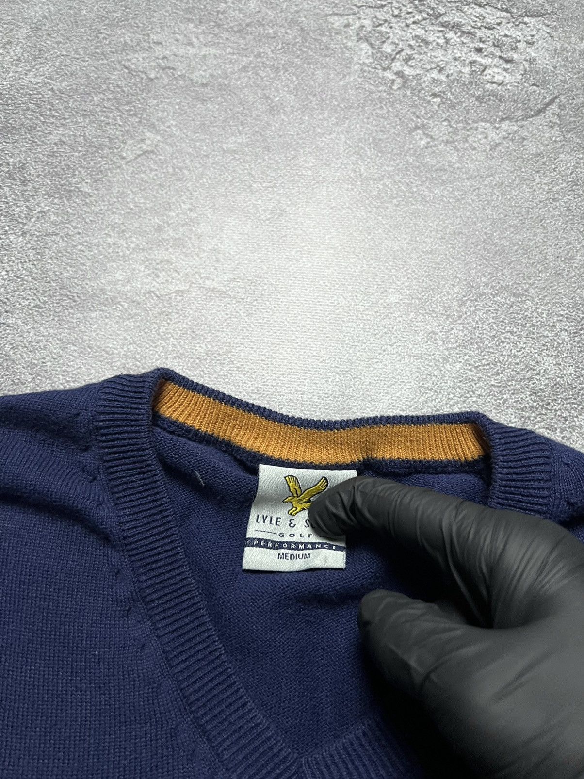 Lyle & Scott Vintage Lyle & Scott Sweater Long Sleeve Big Logo Lampas M Size US M / EU 48-50 / 2 - 4 Thumbnail