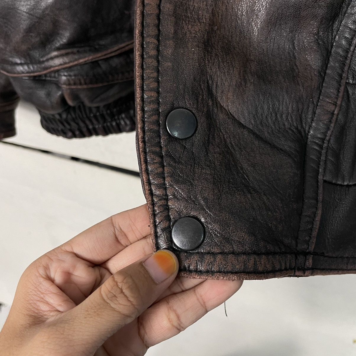 Japanese Brand Japanese Brand Motorcycle Riding Leather Jacket Size US M / EU 48-50 / 2 - 14 Thumbnail