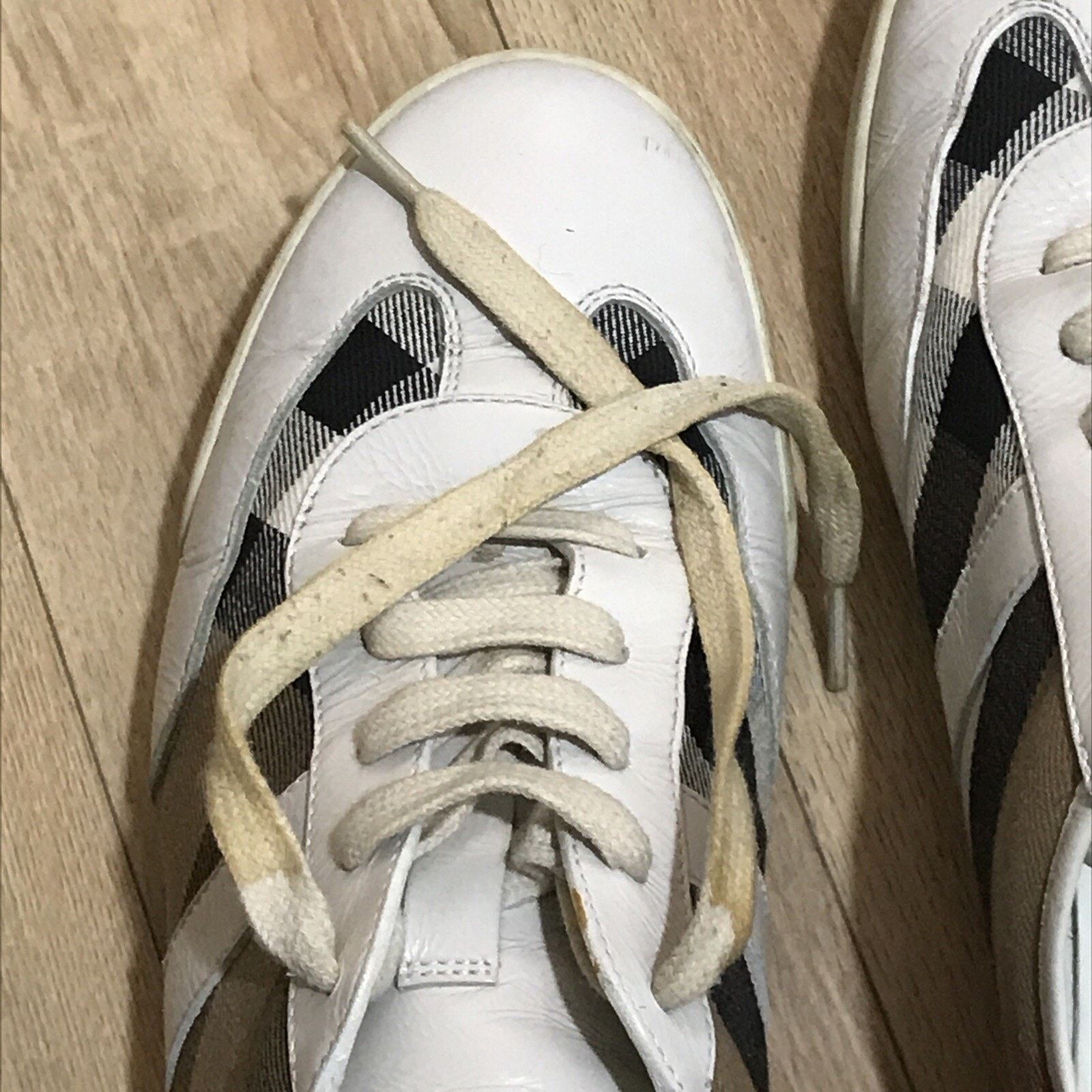 Burberry BURBERRY SHOES SNEAKERS WOMEN'S Nova check Canvas Leather Size US 9 / IT 39 - 10 Thumbnail