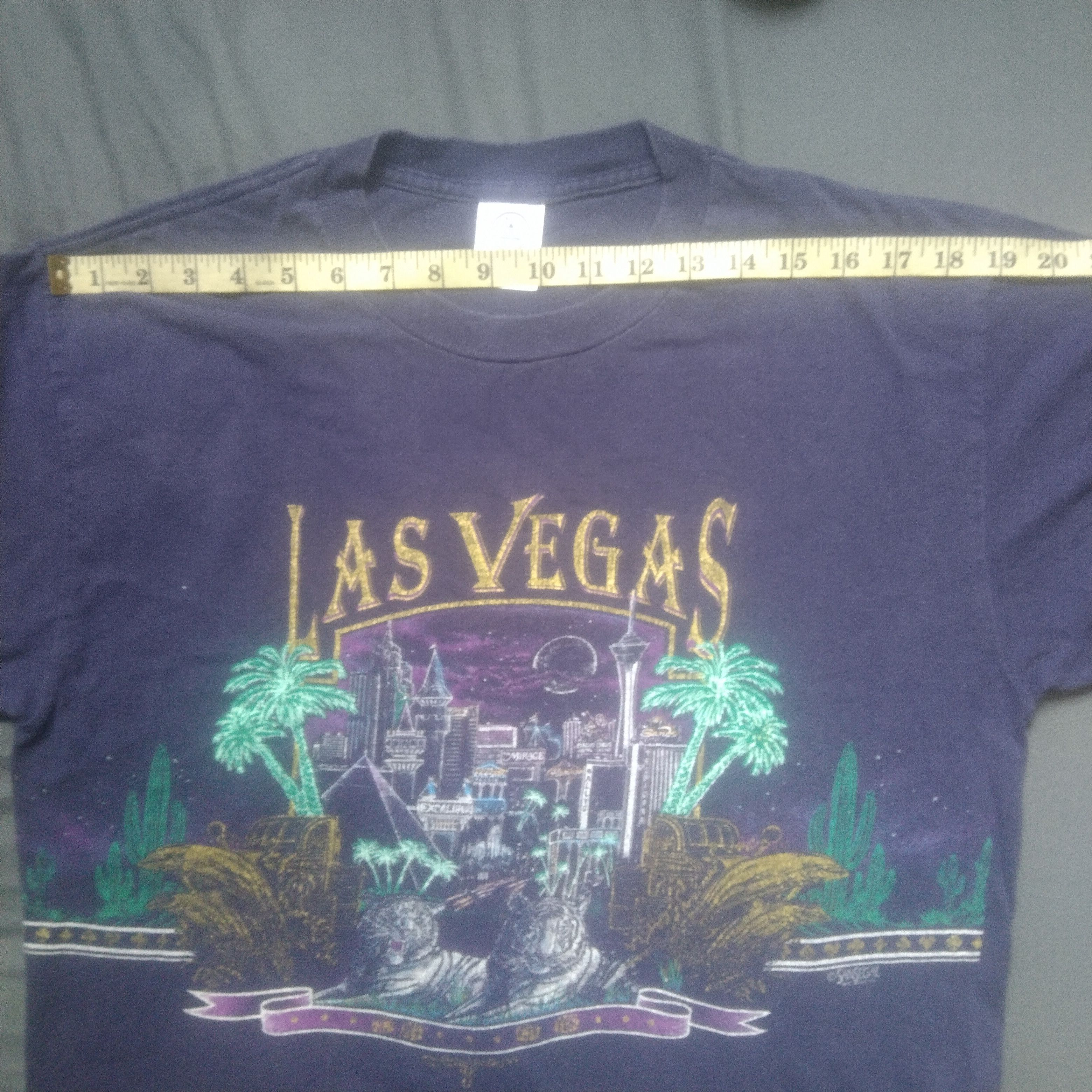 Delta × Vintage Vintage 90's Las Vegas ©️ SanSegal t shirt Size US M / EU 48-50 / 2 - 8 Thumbnail