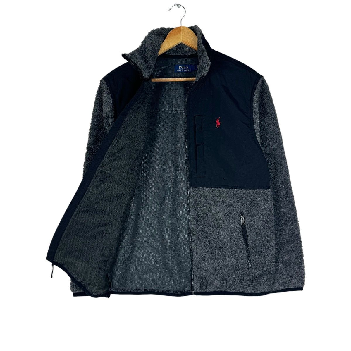 Polo Ralph Lauren × Ralph Lauren 🌟POLO RL DEEP PILE FLEECE ZIPPER JACKET Size US S / EU 44-46 / 1 - 5 Thumbnail