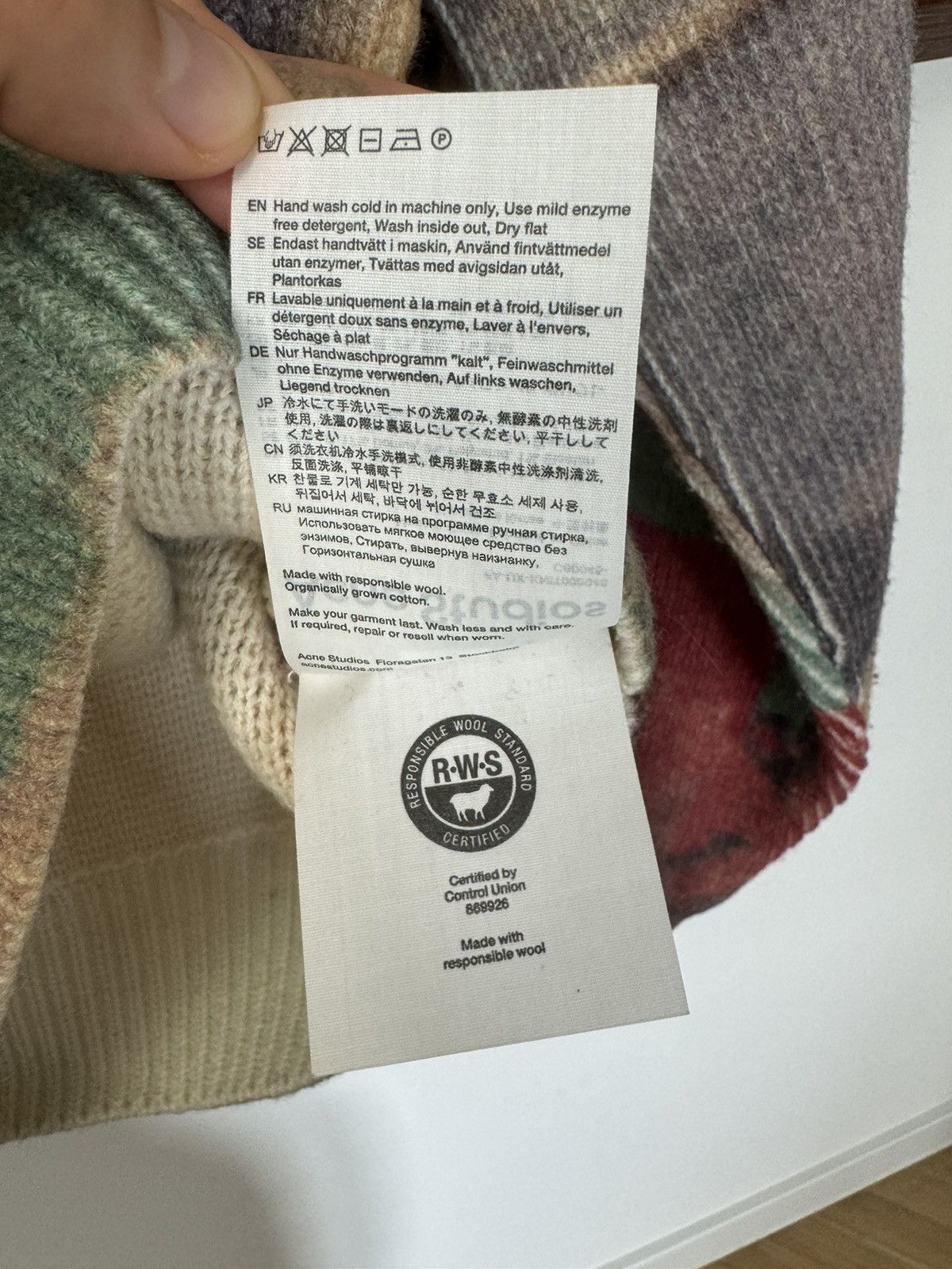 Acne Studios × Designer Acne Studios Munich Separation Sweater Knit Art Multicolor Size US M / EU 48-50 / 2 - 8 Thumbnail