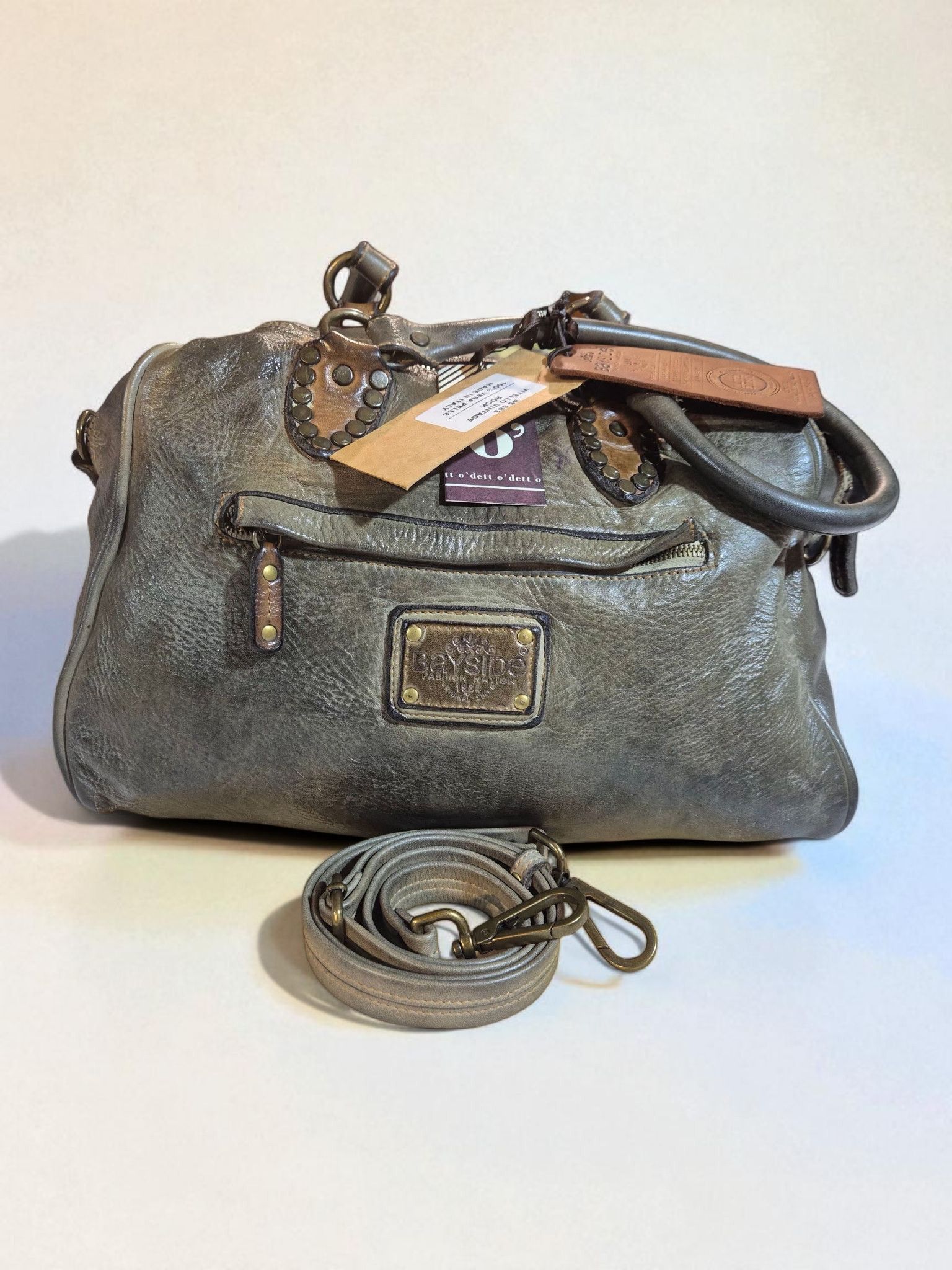 Vera Pelle Bayside – BS683 Limited Edition / Leather Shoulder Bag Size ONE SIZE - 9 Thumbnail