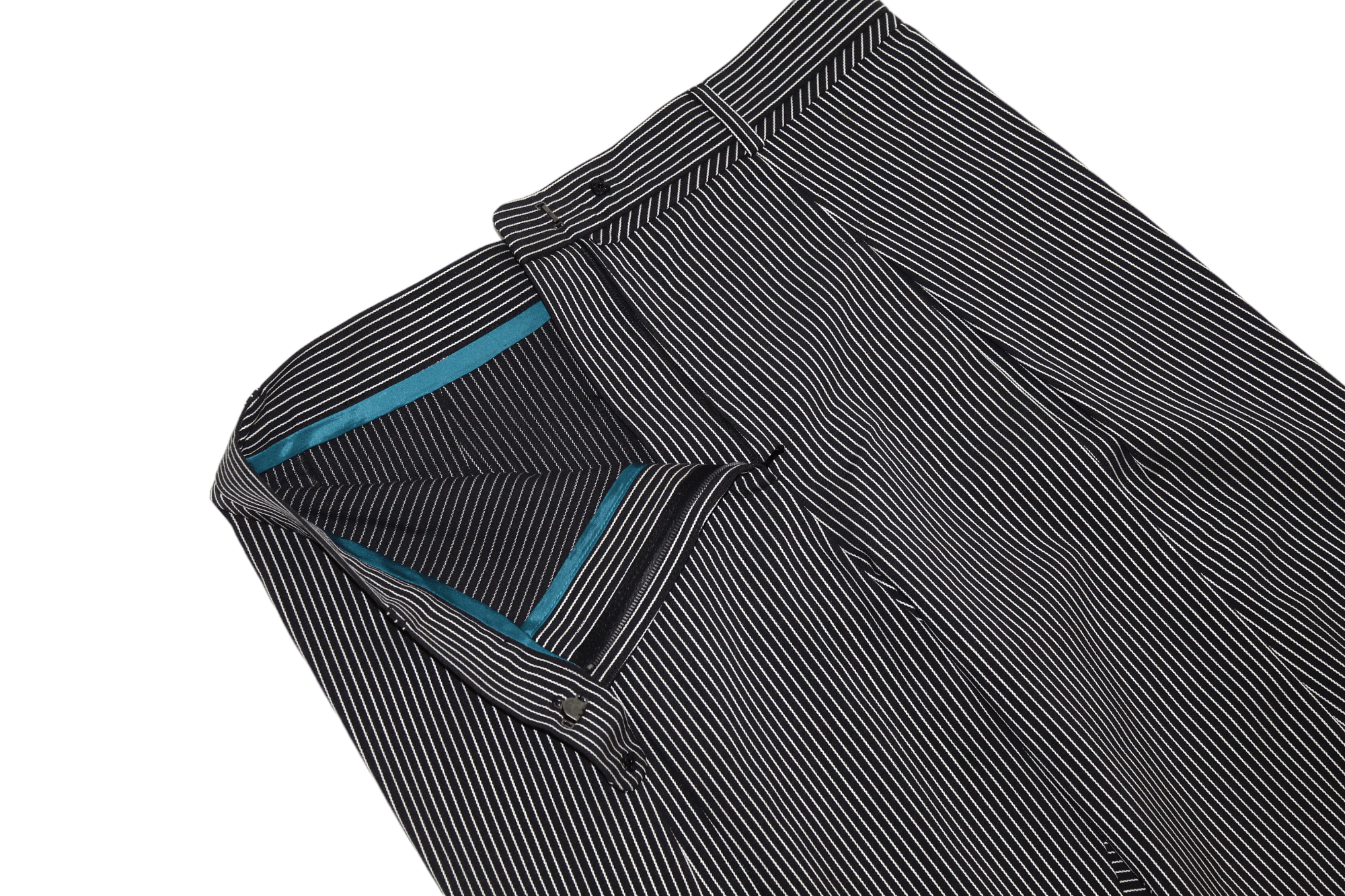 Other Atelier Treger hickory one pleat wool-blend tailored pants Size US 31 - 6 Thumbnail