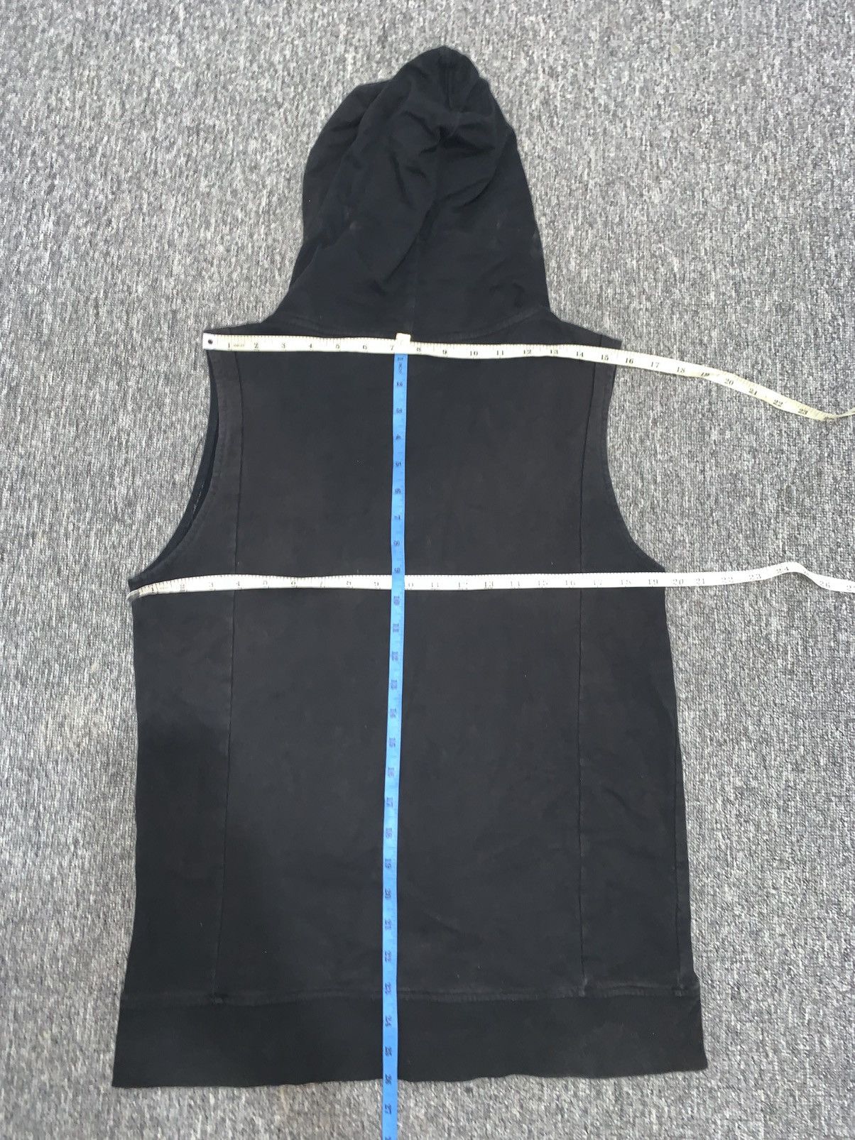 Japanese Brand Dayson Vest Zip Up Hoodie Black Punk Rock n Roll Style Size US M / EU 48-50 / 2 - 10 Thumbnail